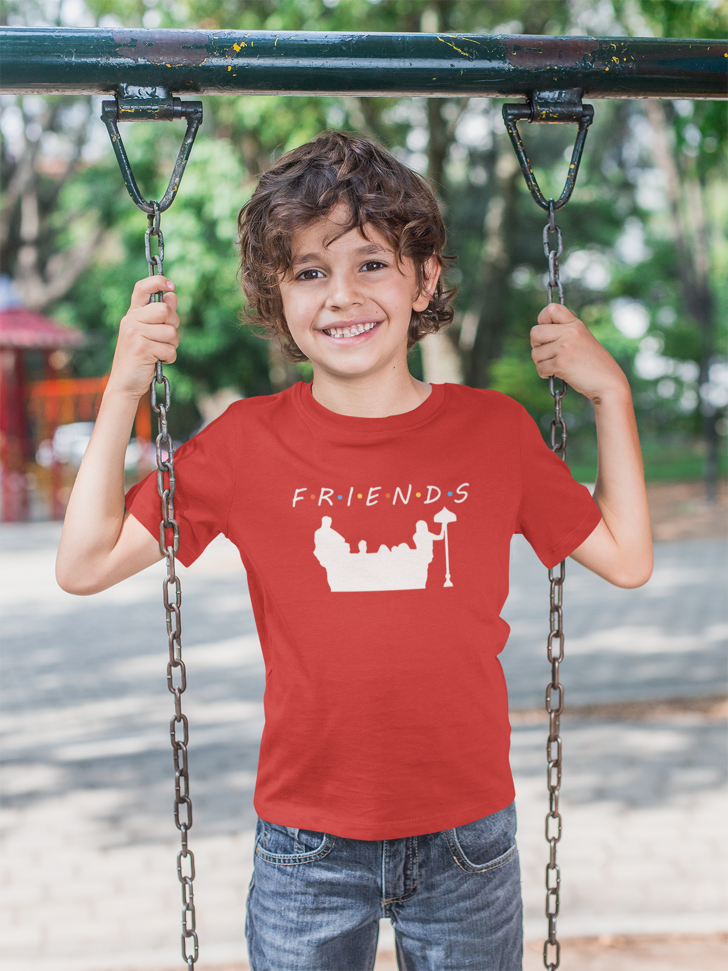 F.R.I.E.N.D.S Friends Web Series Half Sleeves T-Shirt for Boy-FunkyTeesClub