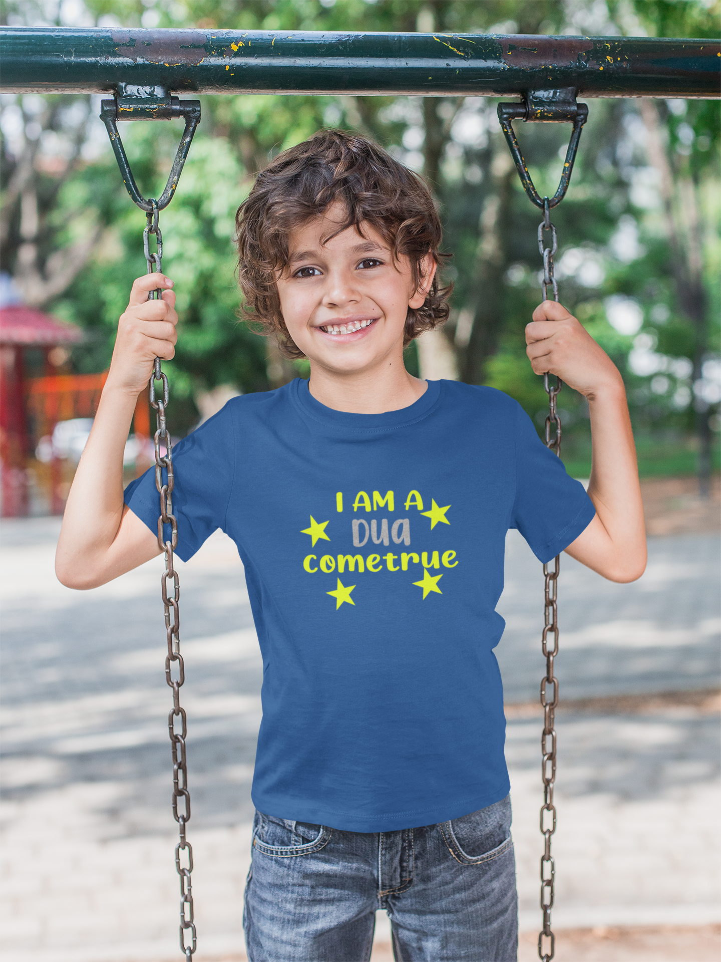 Dua Come True Eid Half Sleeves T-Shirt for Boy-FunkyTeesClub