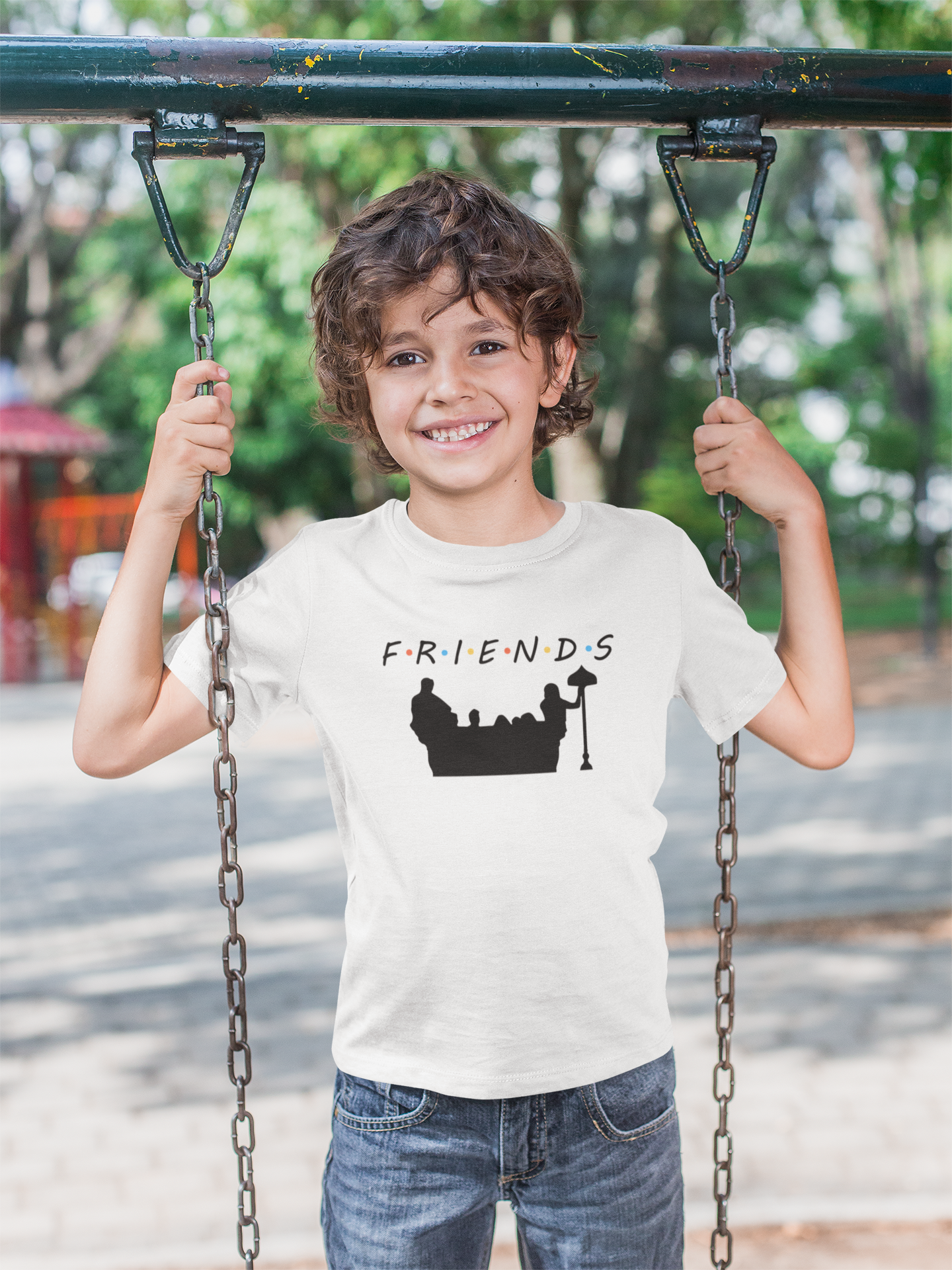 F.R.I.E.N.D.S Friends Web Series Half Sleeves T-Shirt for Boy-FunkyTeesClub