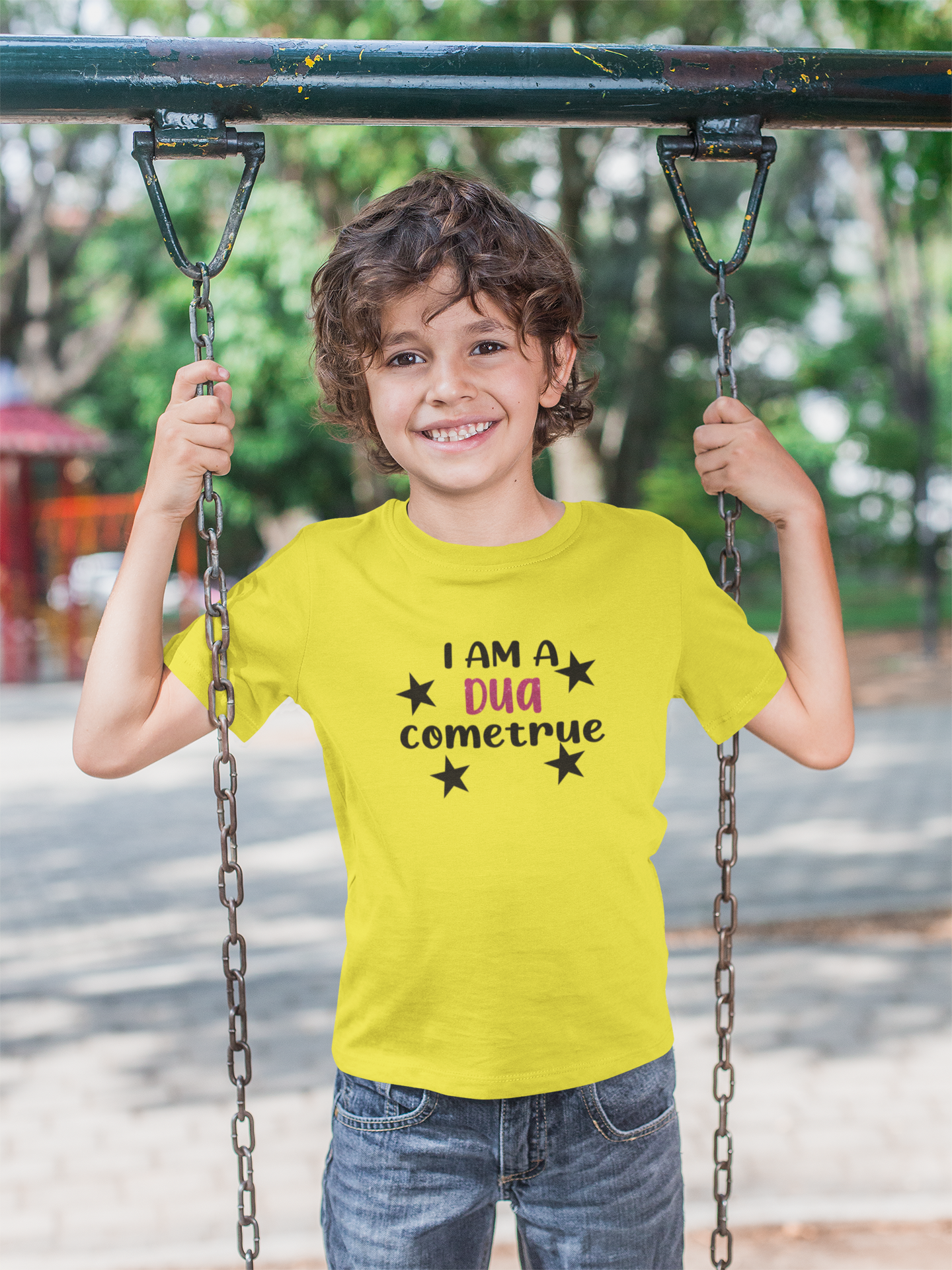Dua Come True Eid Half Sleeves T-Shirt for Boy-FunkyTeesClub