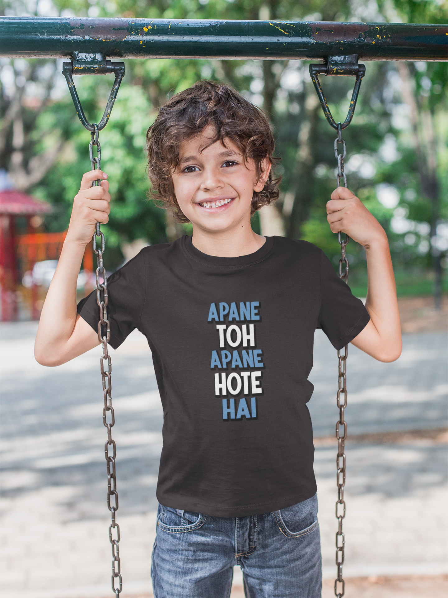 Apne Toh Apne Hote Hain Half Sleeves T-Shirt for Boy-FunkyTeesClub