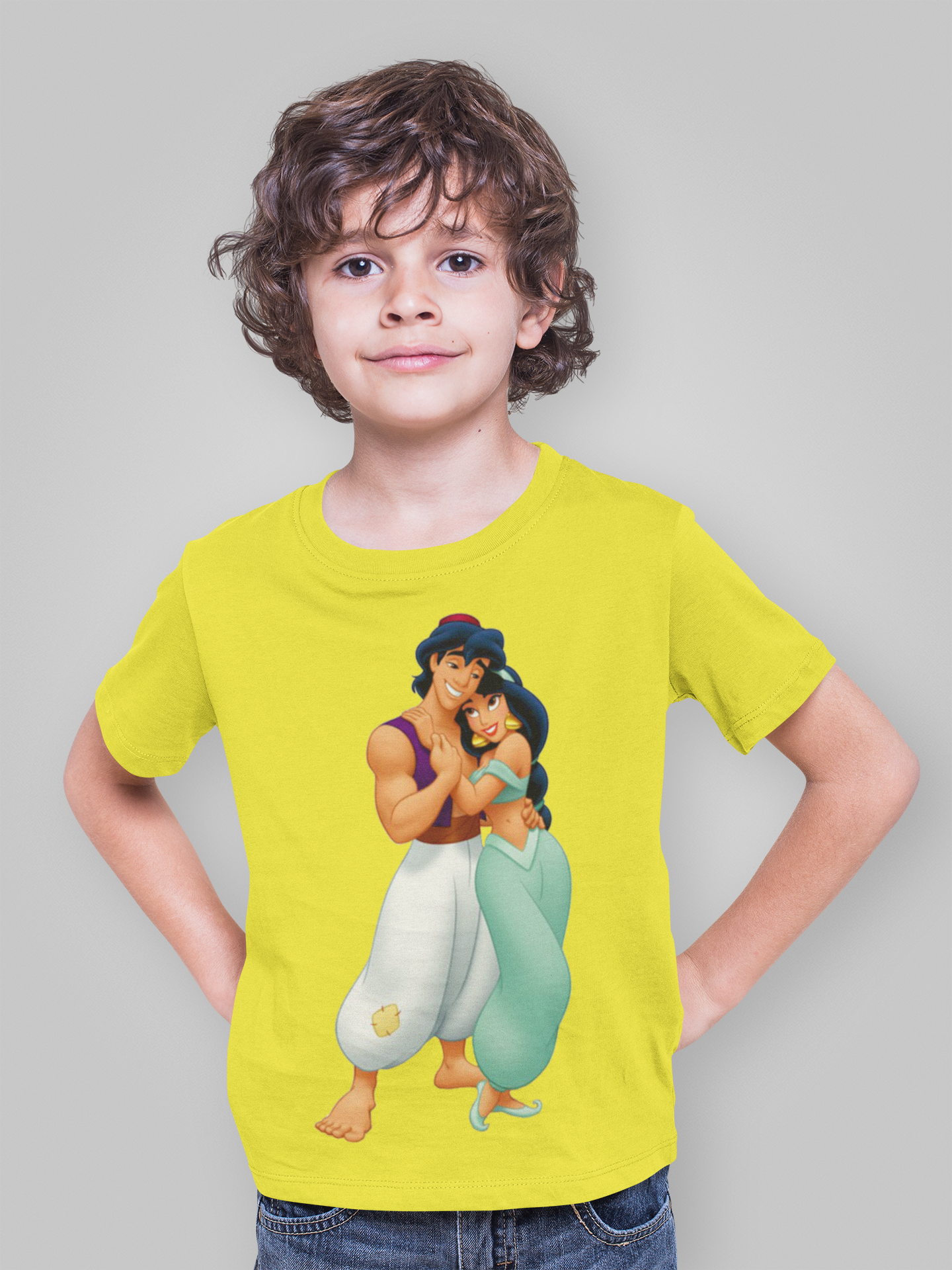 Cute Cartoon Half Sleeves T-Shirt for Boy-FunkyTeesClub