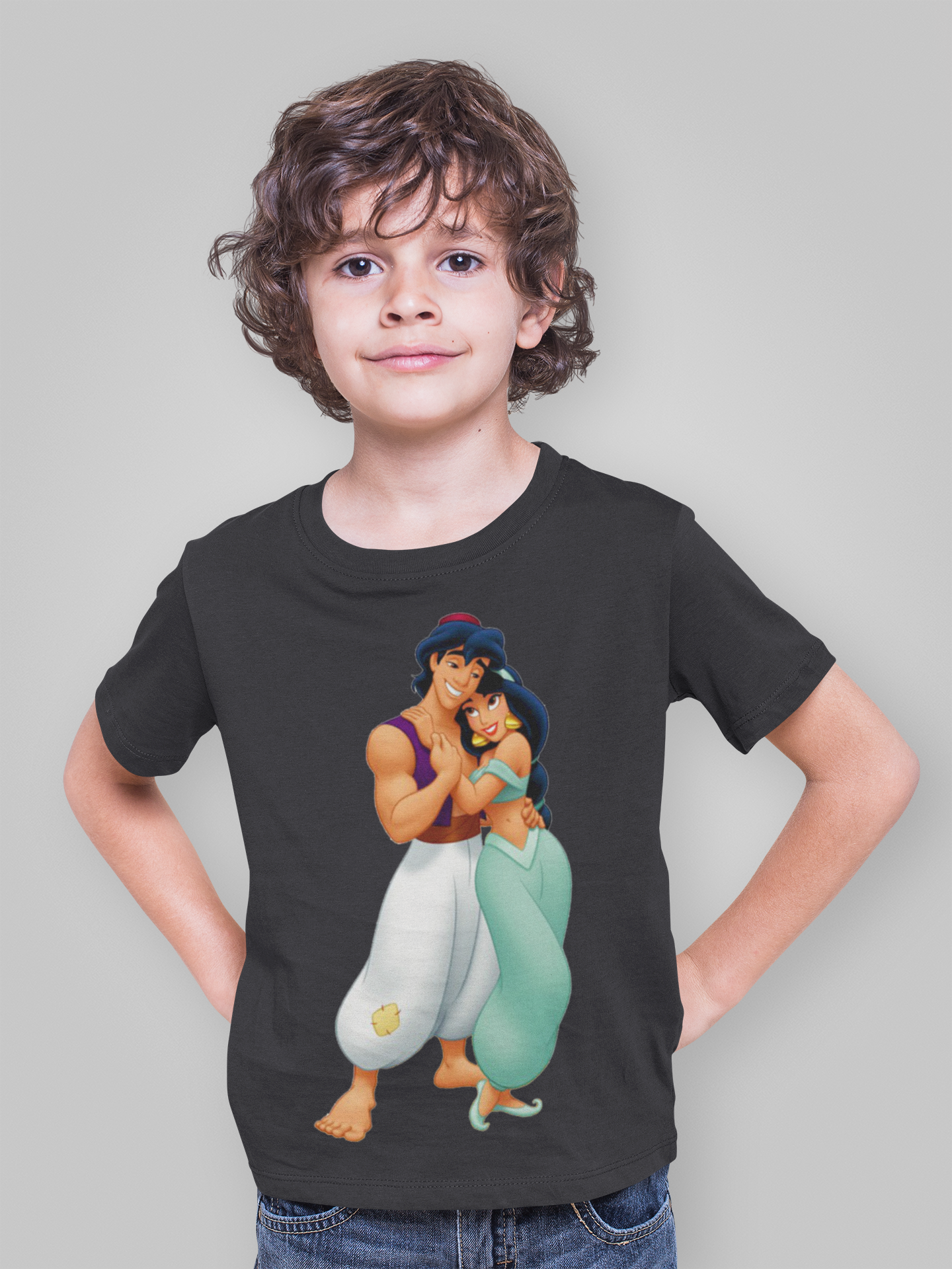 Cute Cartoon Half Sleeves T-Shirt for Boy-FunkyTeesClub