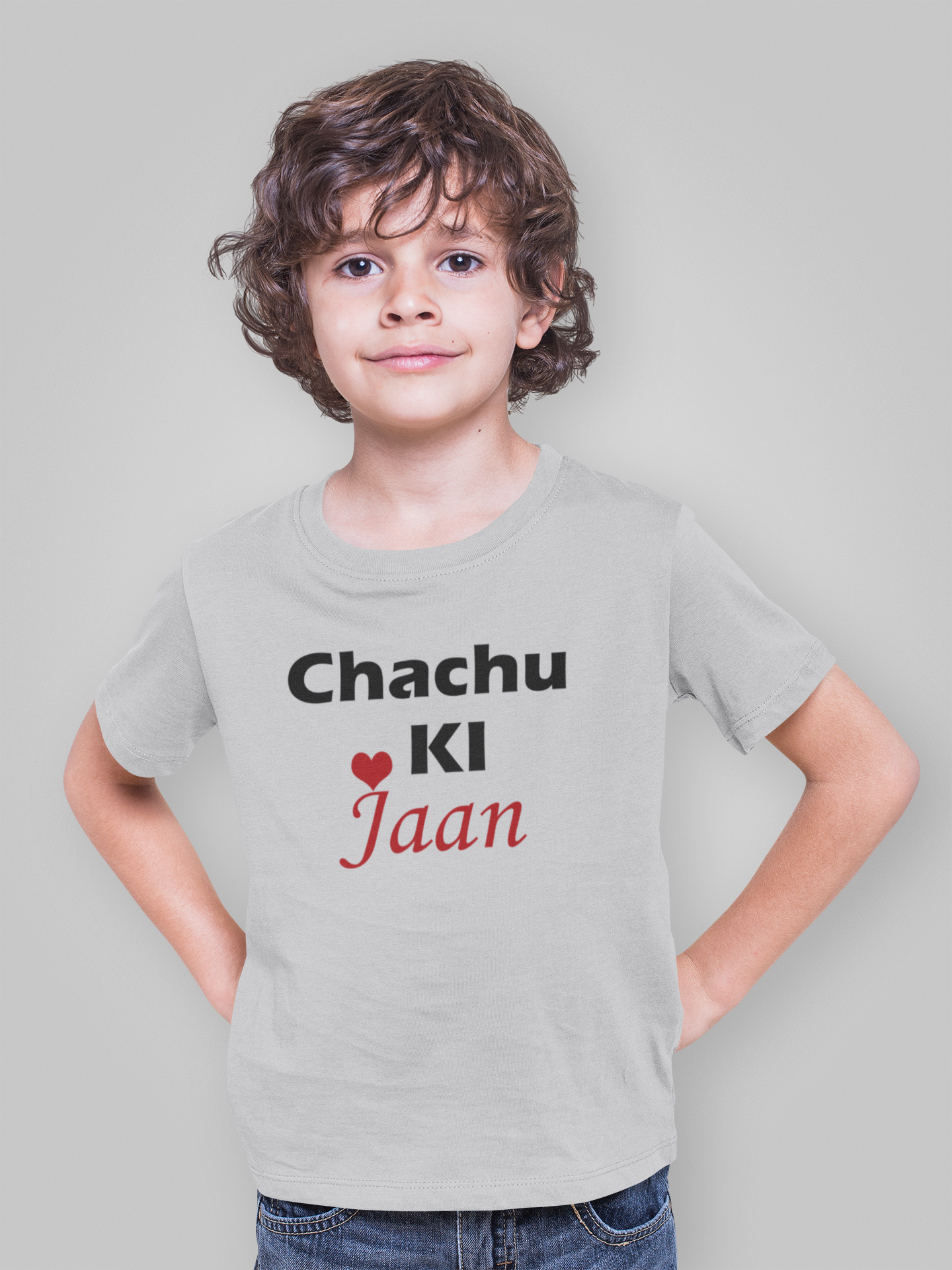 Chachu Ki Jaan Half Sleeves T-Shirt for Boy-FunkyTeesClub