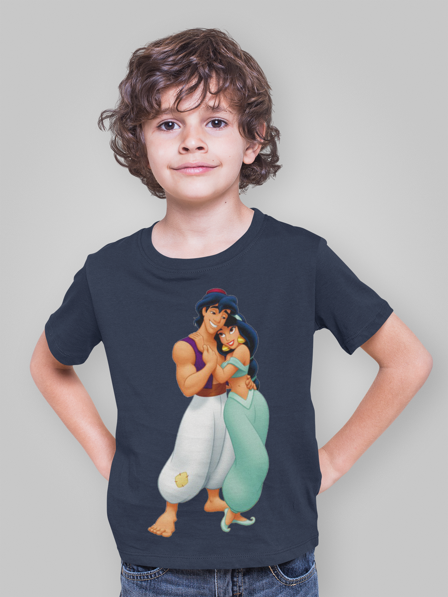 Cute Cartoon Half Sleeves T-Shirt for Boy-FunkyTeesClub