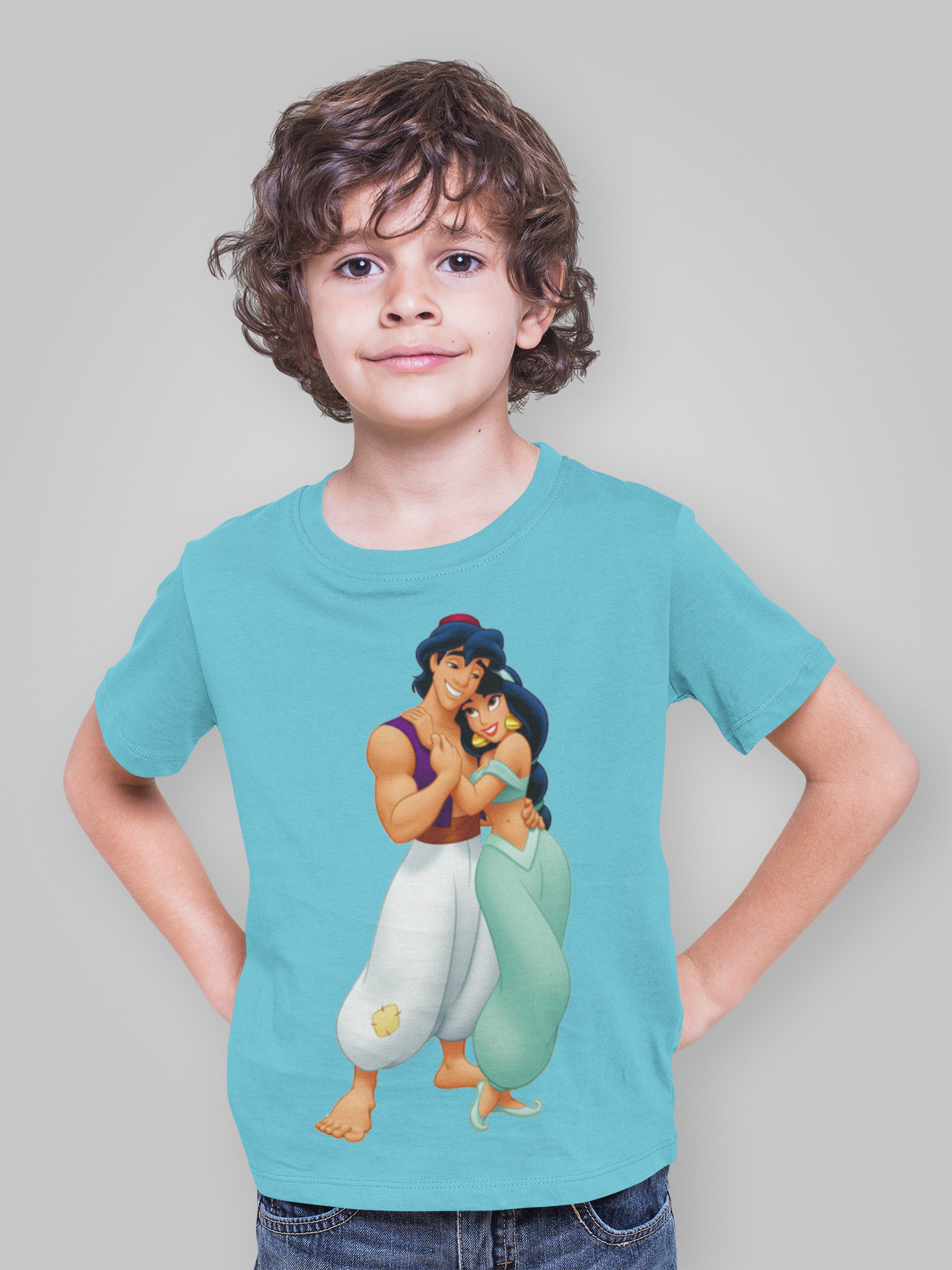Cute Cartoon Half Sleeves T-Shirt for Boy-FunkyTeesClub