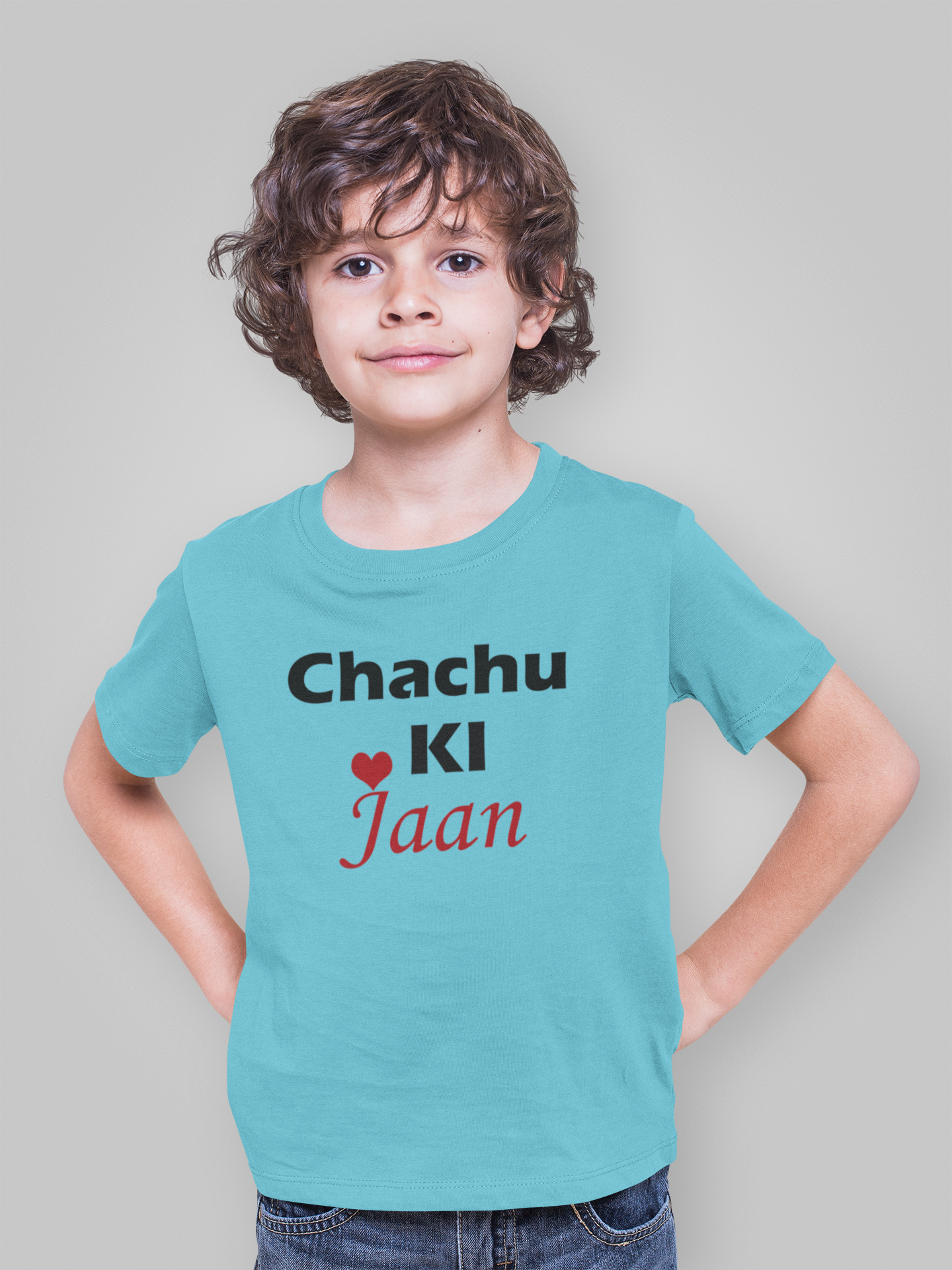 Chachu Ki Jaan Half Sleeves T-Shirt for Boy-FunkyTeesClub