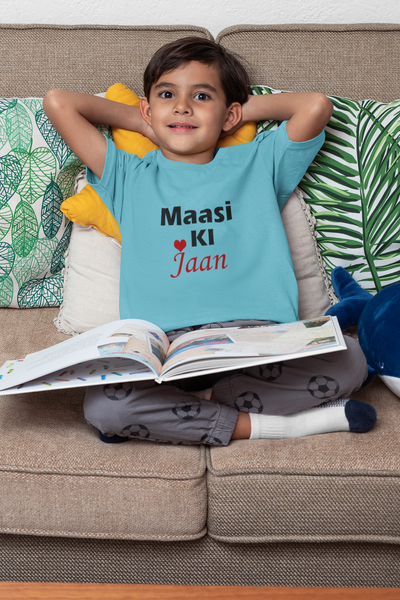 Maasi Ki Jaan Half Sleeves T-Shirt for Boy-FunkyTeesClub