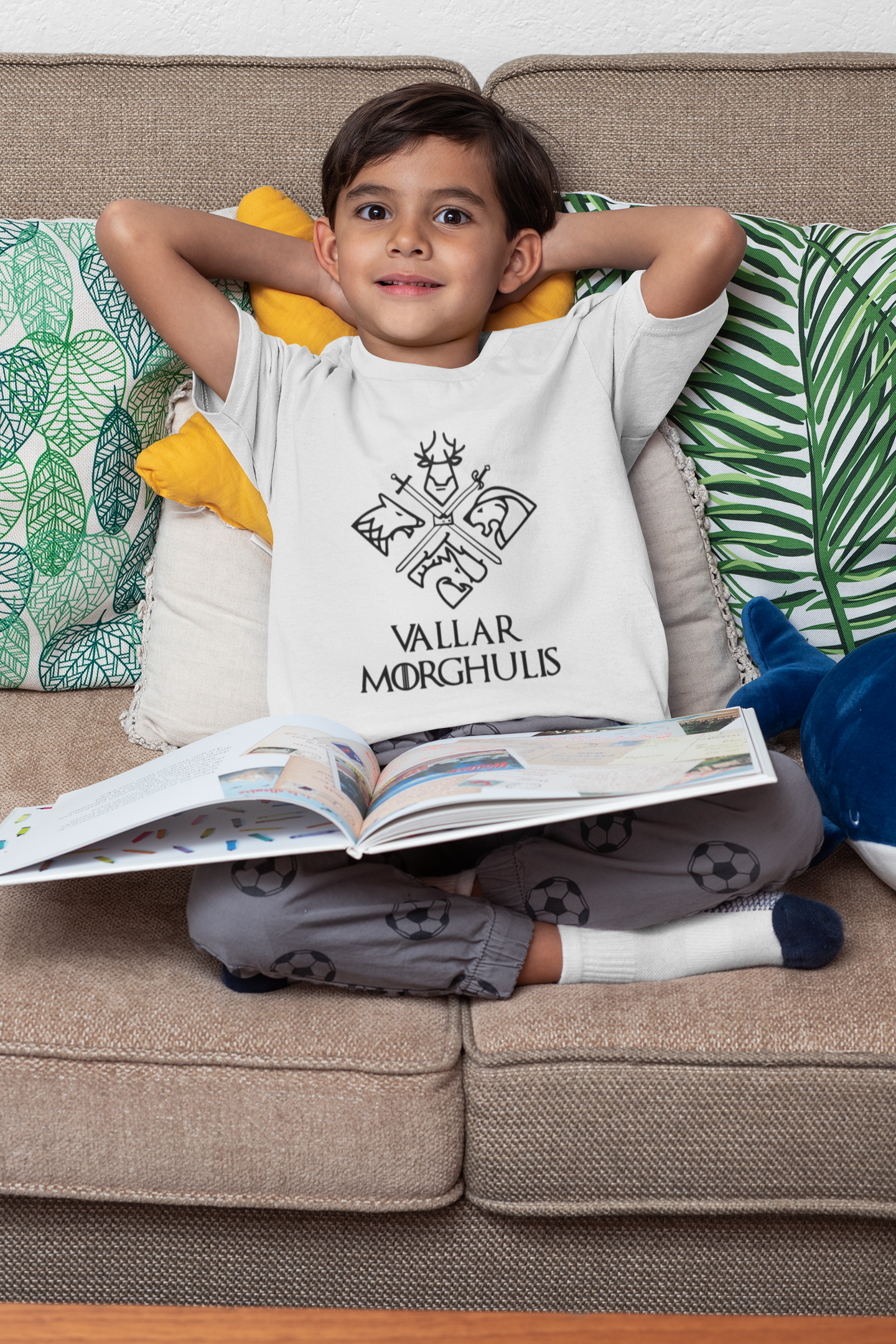 Vallar Morgulis Web Series Half Sleeves T-Shirt for Boy-FunkyTeesClub