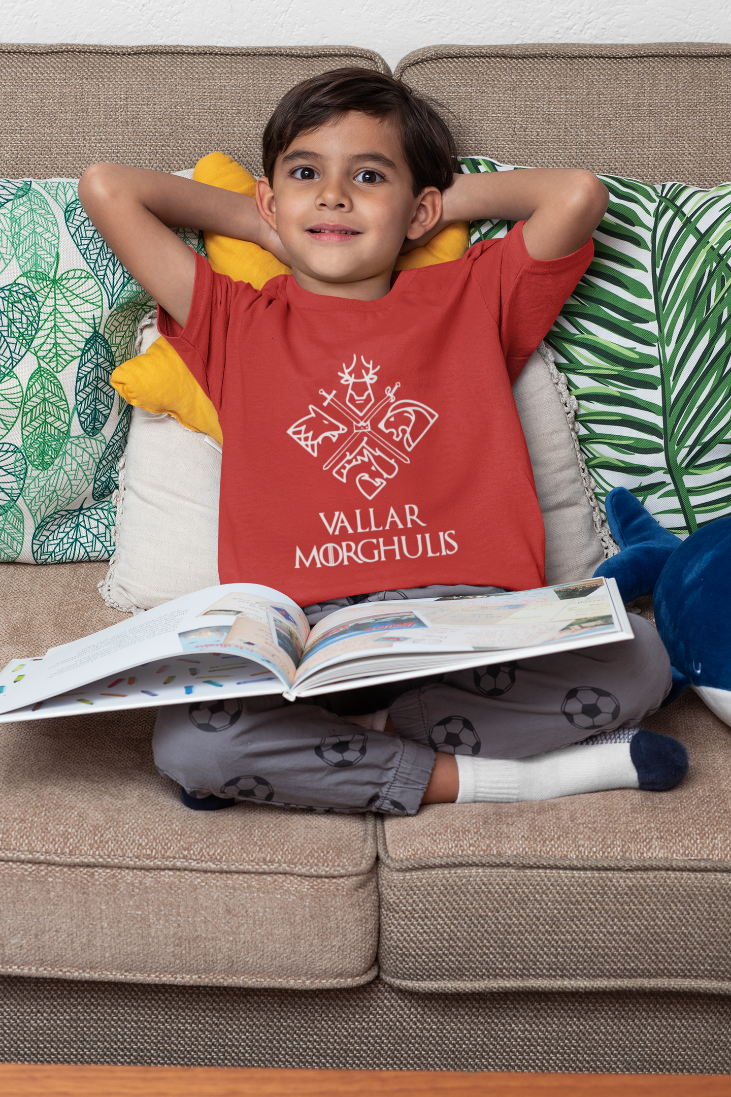 Vallar Morgulis Web Series Half Sleeves T-Shirt for Boy-FunkyTeesClub