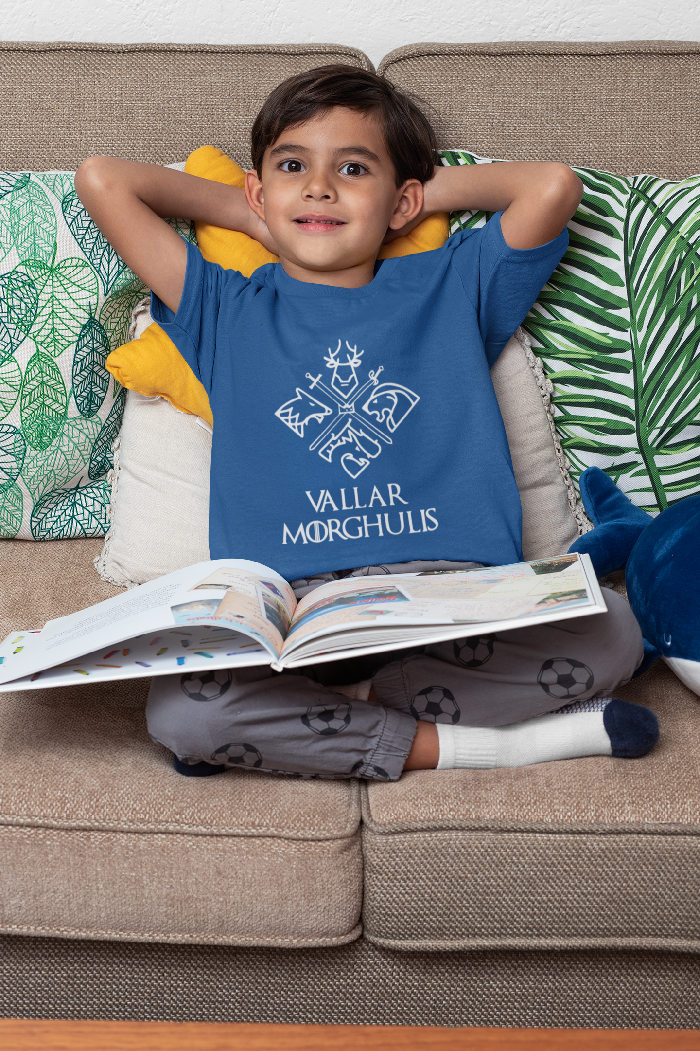 Vallar Morgulis Web Series Half Sleeves T-Shirt for Boy-FunkyTeesClub