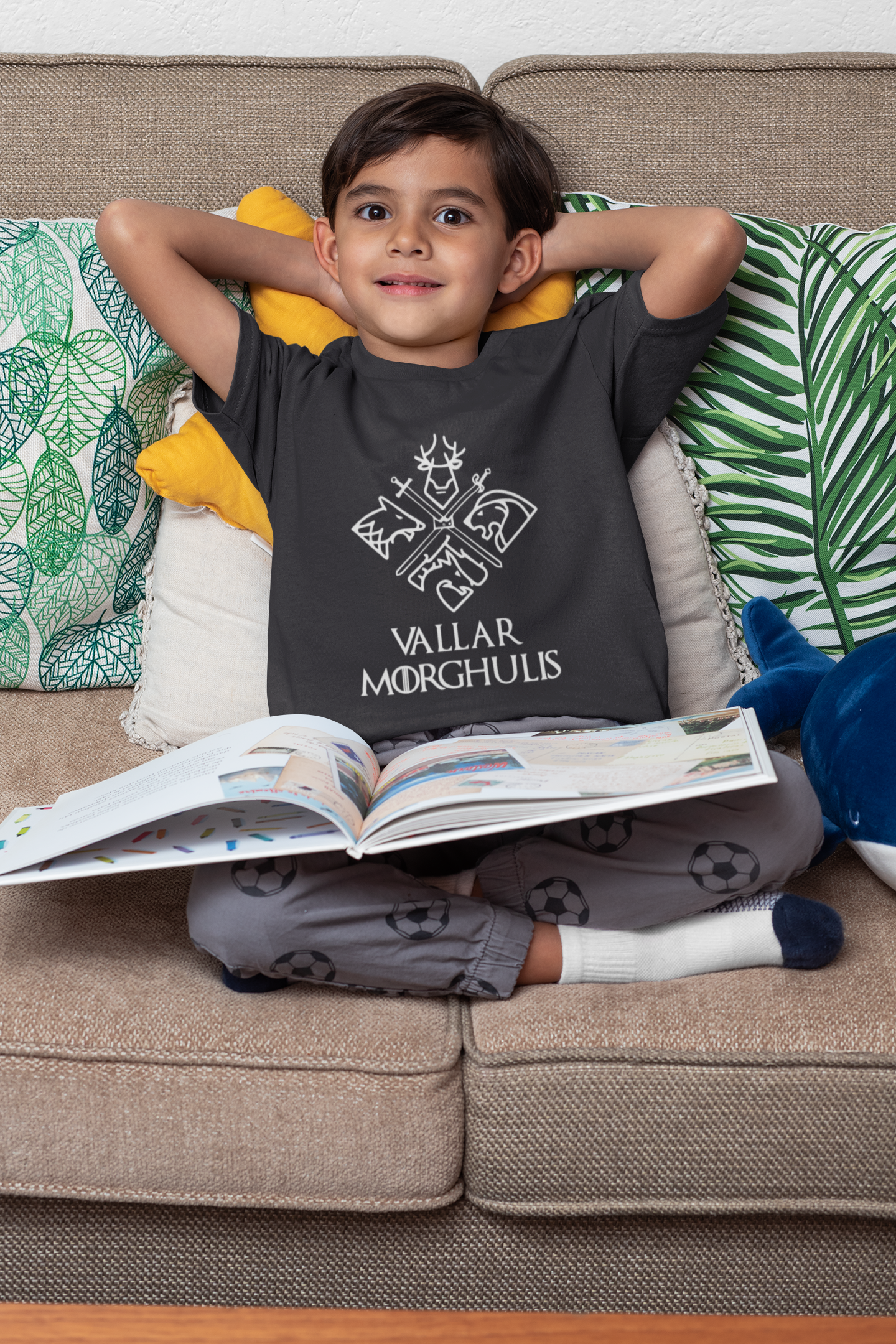 Vallar Morgulis Web Series Half Sleeves T-Shirt for Boy-FunkyTeesClub