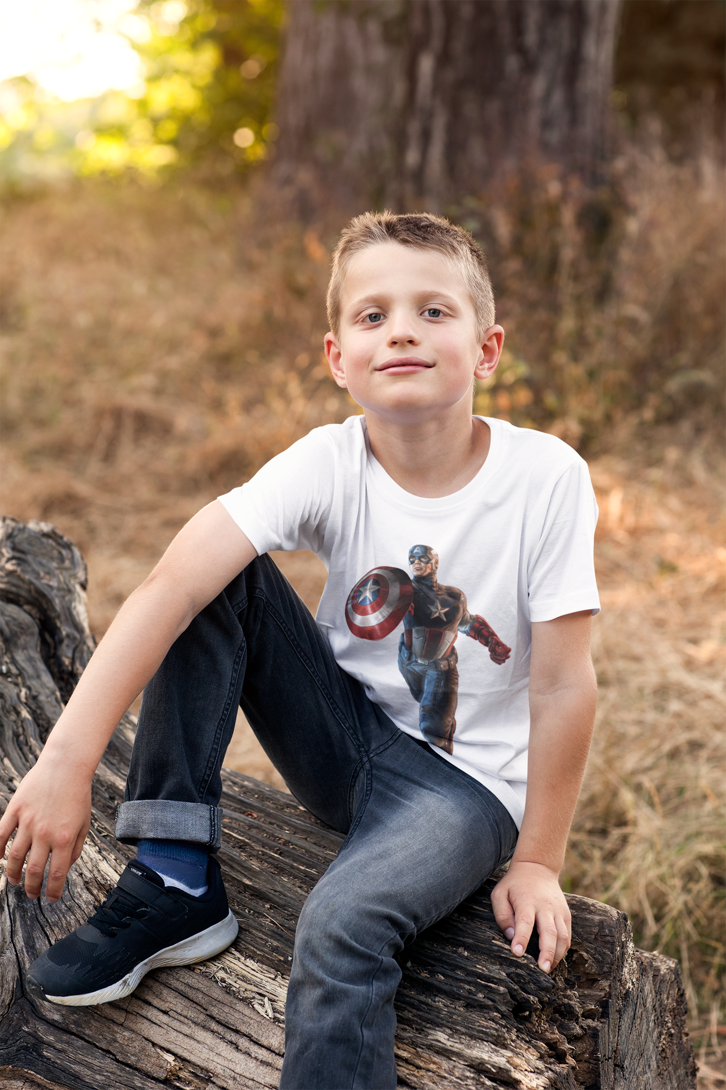 Superhero Half Sleeves T-Shirt for Boy-FunkyTeesClub