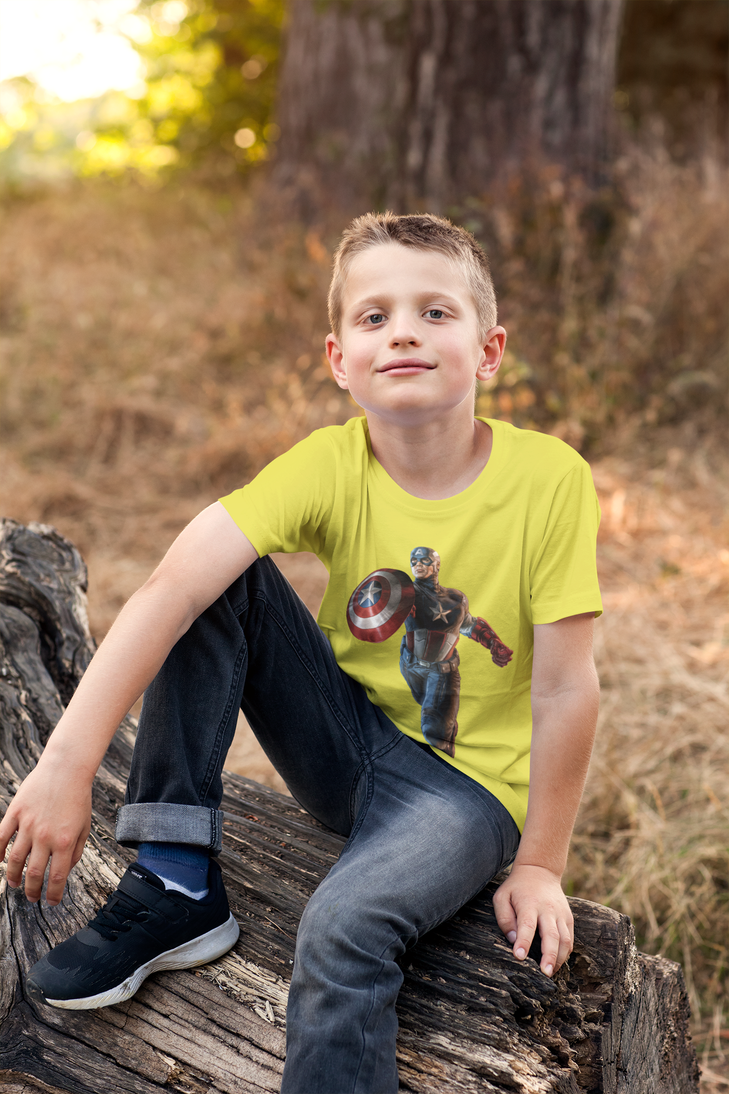 Superhero Half Sleeves T-Shirt for Boy-FunkyTeesClub