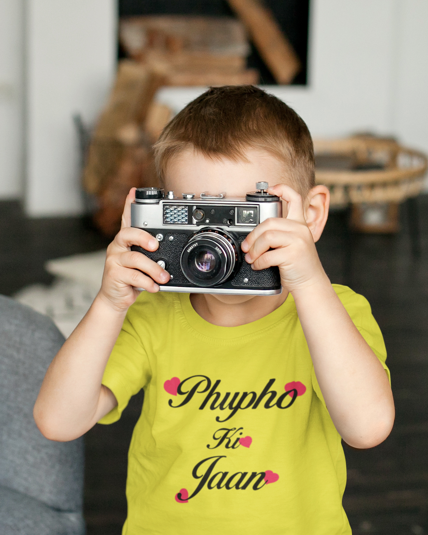 Phupho Ki Jaan Eid Half Sleeves T-Shirt for Boy-FunkyTeesClub