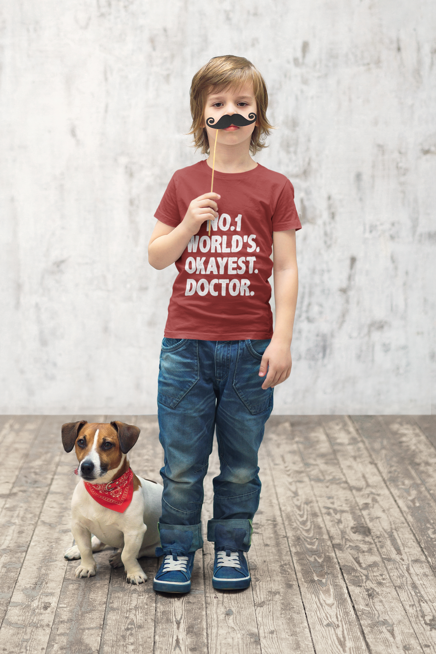 Future Doctor Half Sleeves T-Shirt for Boy-FunkyTeesClub