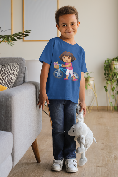 Cute Cartoon Half Sleeves T-Shirt for Boy-FunkyTeesClub