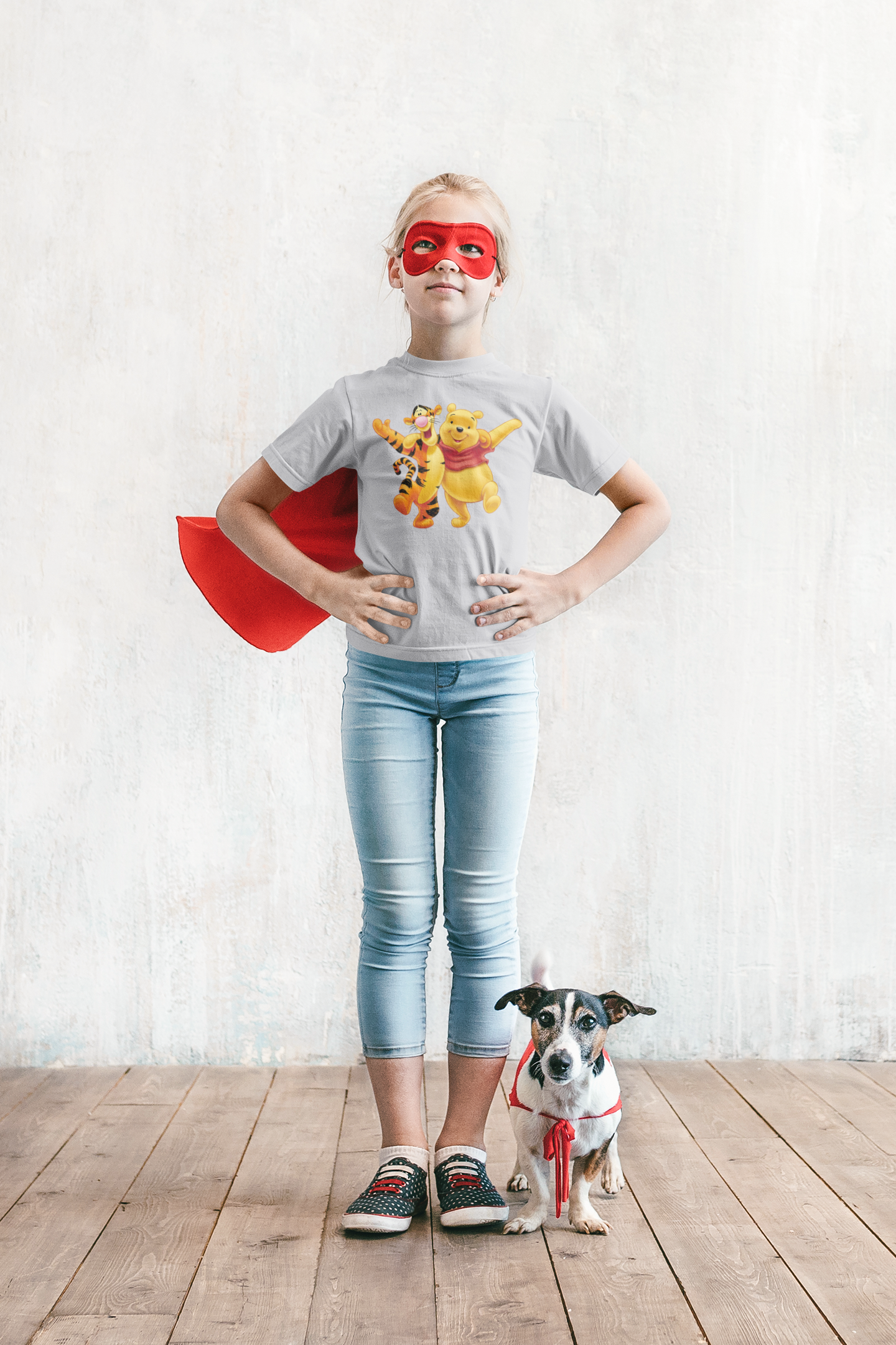 Cute Cartoon Half Sleeves T-Shirt For Girls -FunkyTeesClub