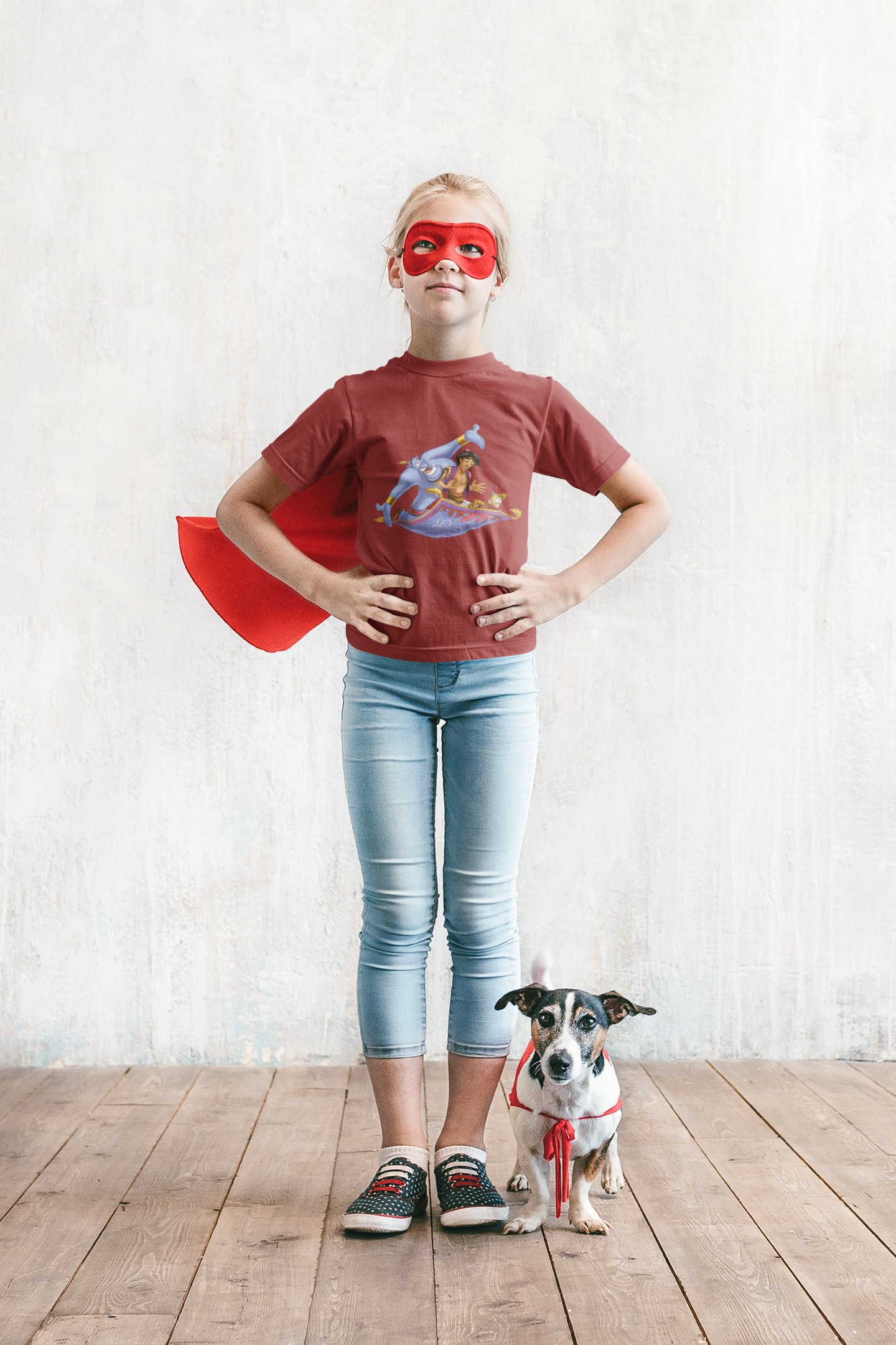 Cute Cartoon Half Sleeves T-Shirt For Girls -FunkyTeesClub