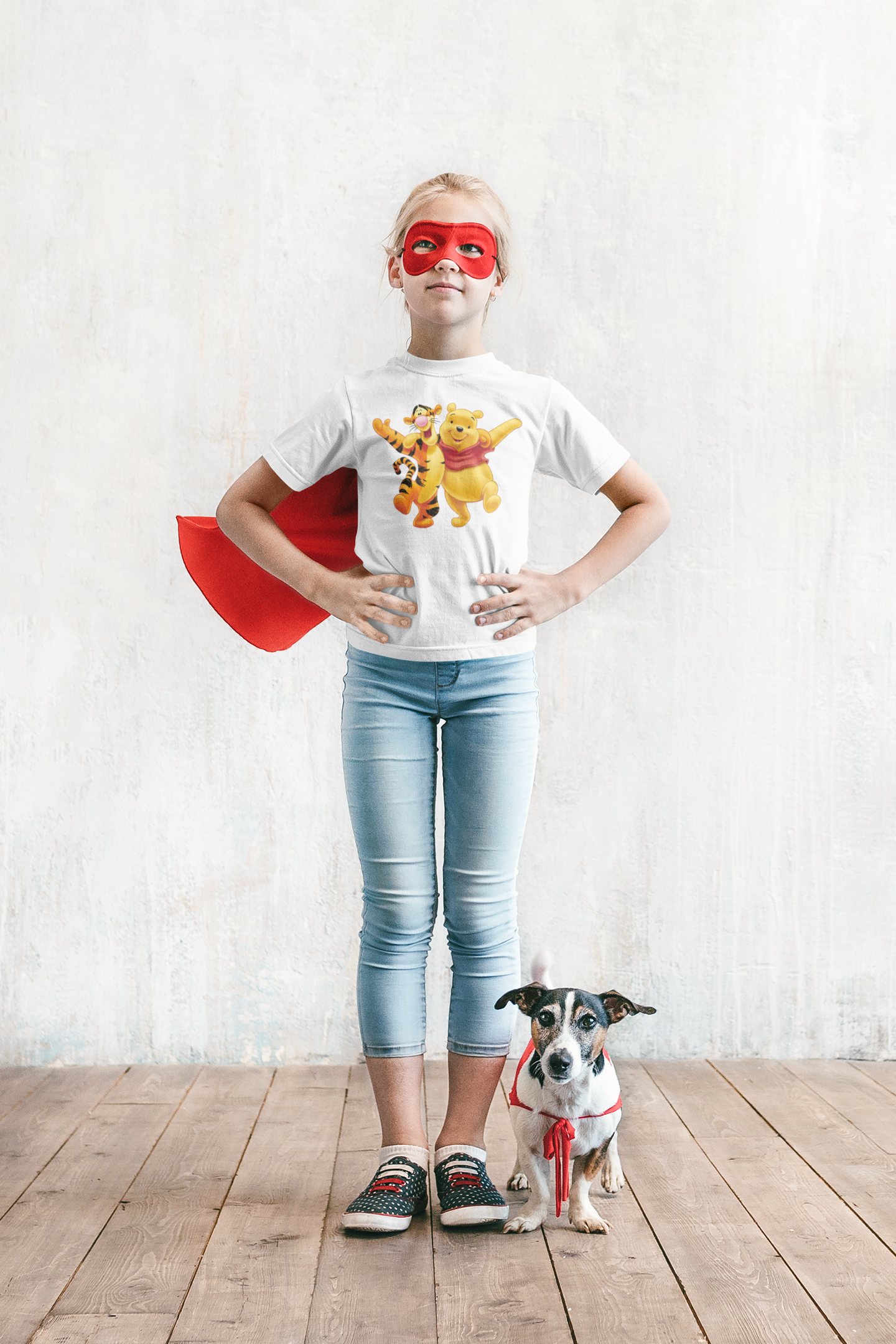 Cute Cartoon Half Sleeves T-Shirt For Girls -FunkyTeesClub