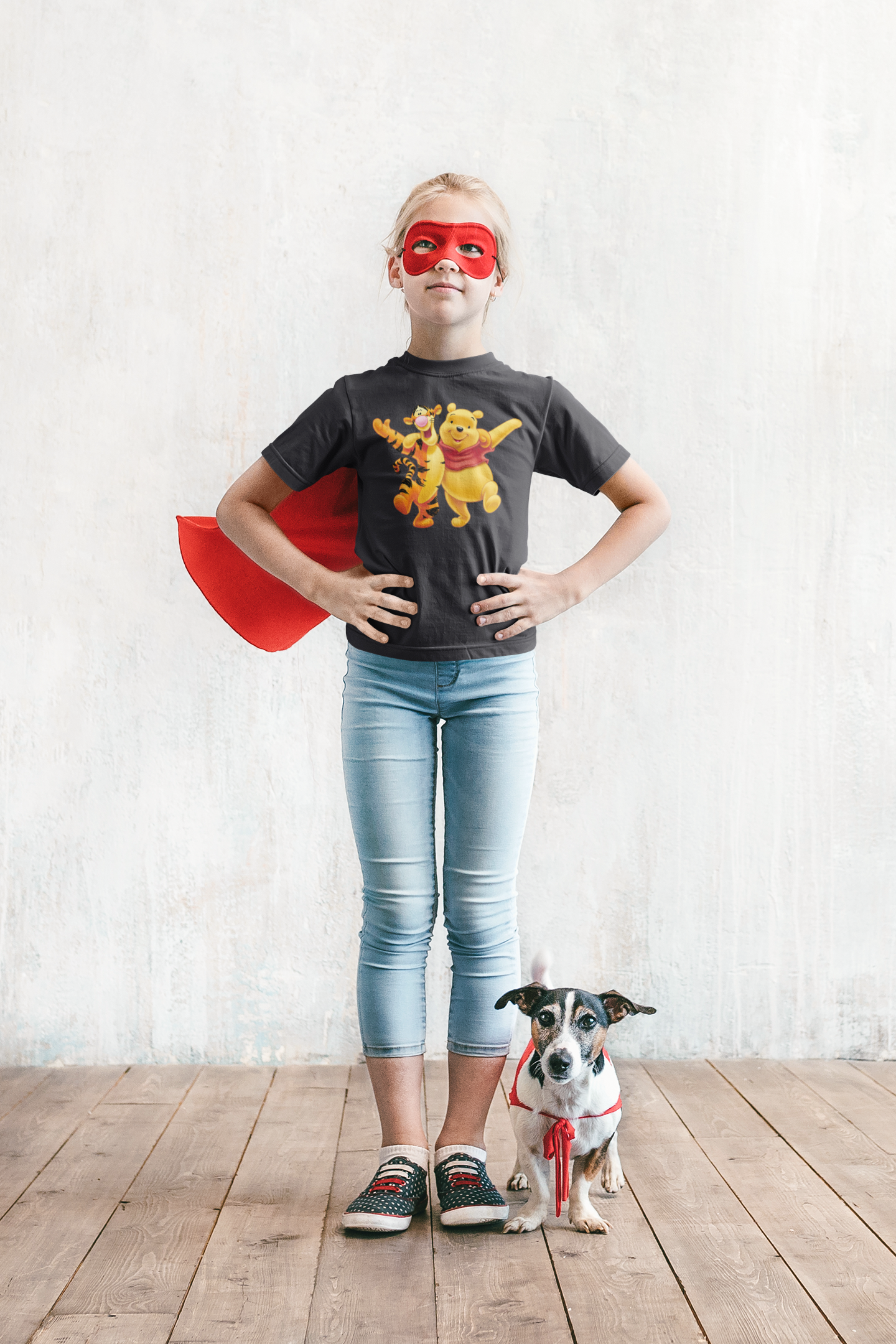Cute Cartoon Half Sleeves T-Shirt For Girls -FunkyTeesClub