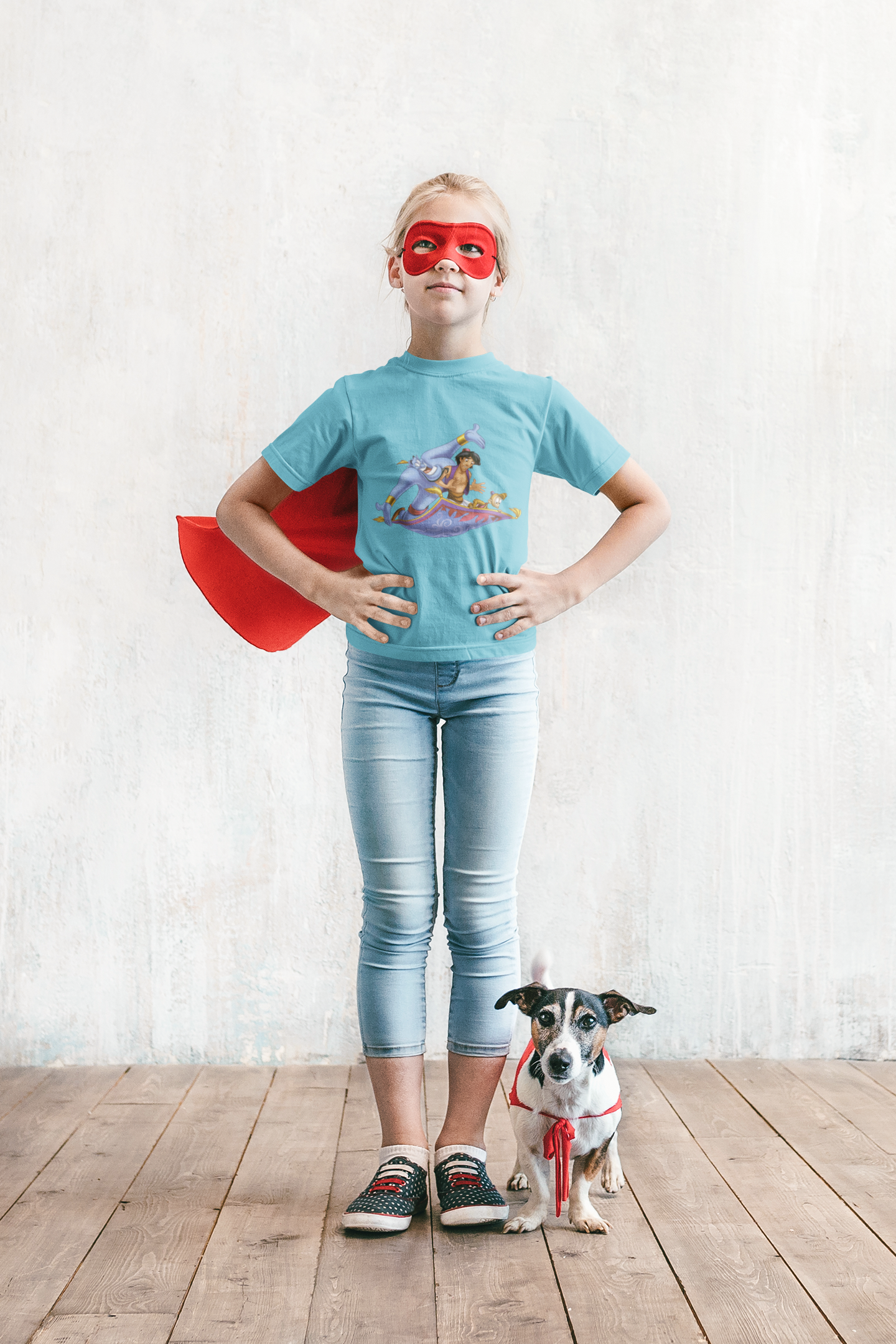 Cute Cartoon Half Sleeves T-Shirt For Girls -FunkyTeesClub