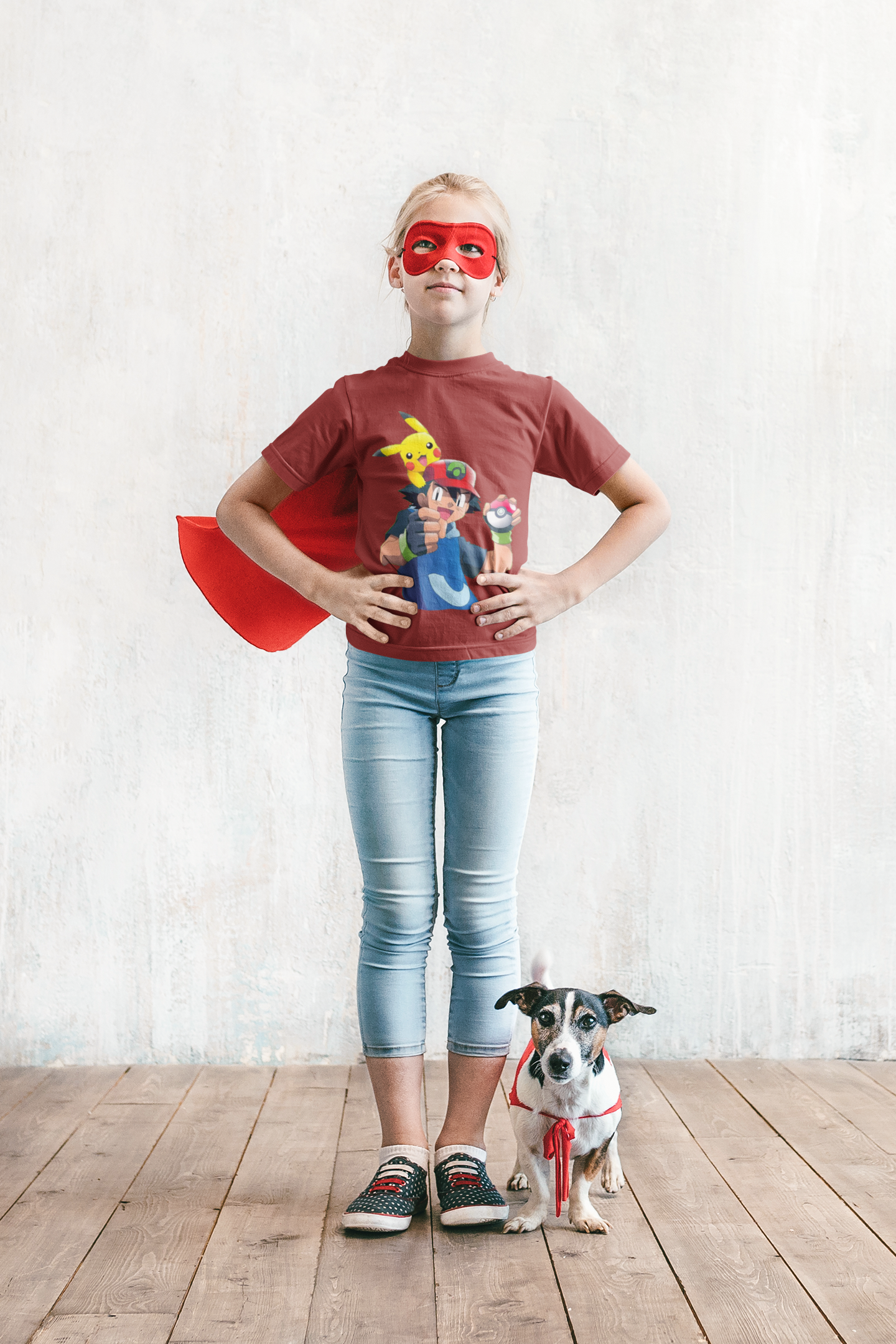 Cute Cartoon Half Sleeves T-Shirt For Girls -FunkyTeesClub