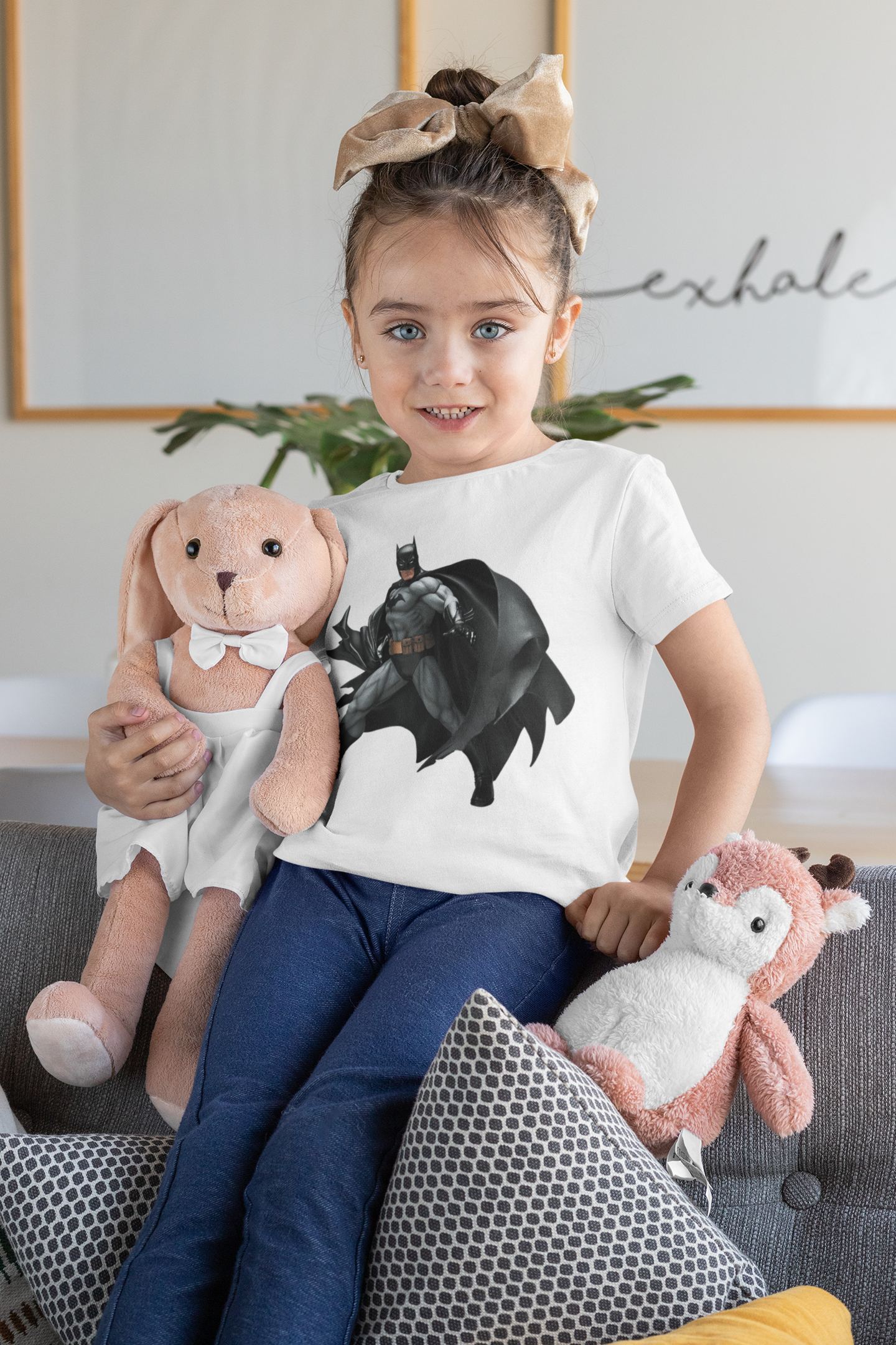 Superhero Half Sleeves T-Shirt For Girls -FunkyTeesClub