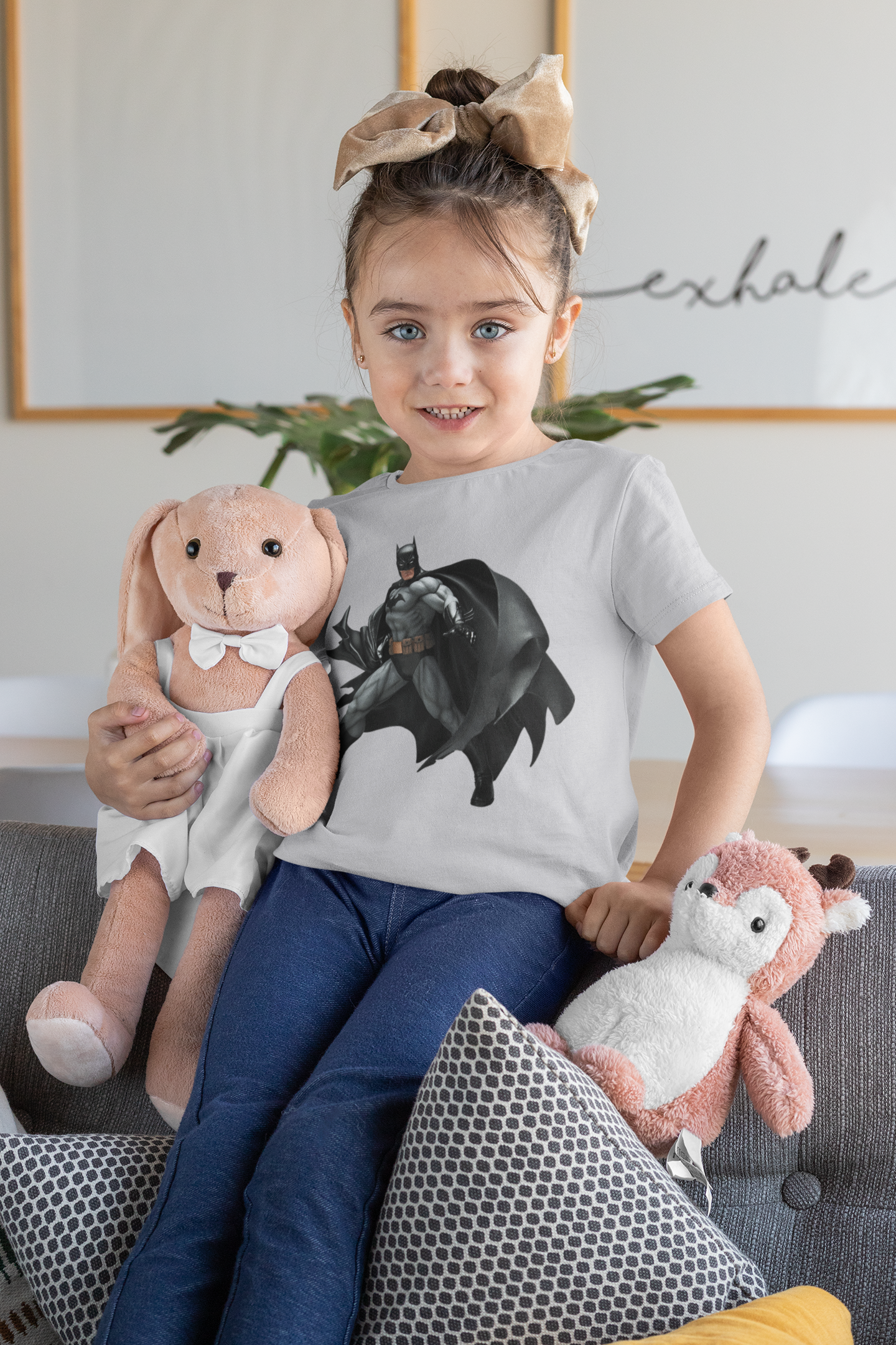 Superhero Half Sleeves T-Shirt For Girls -FunkyTeesClub