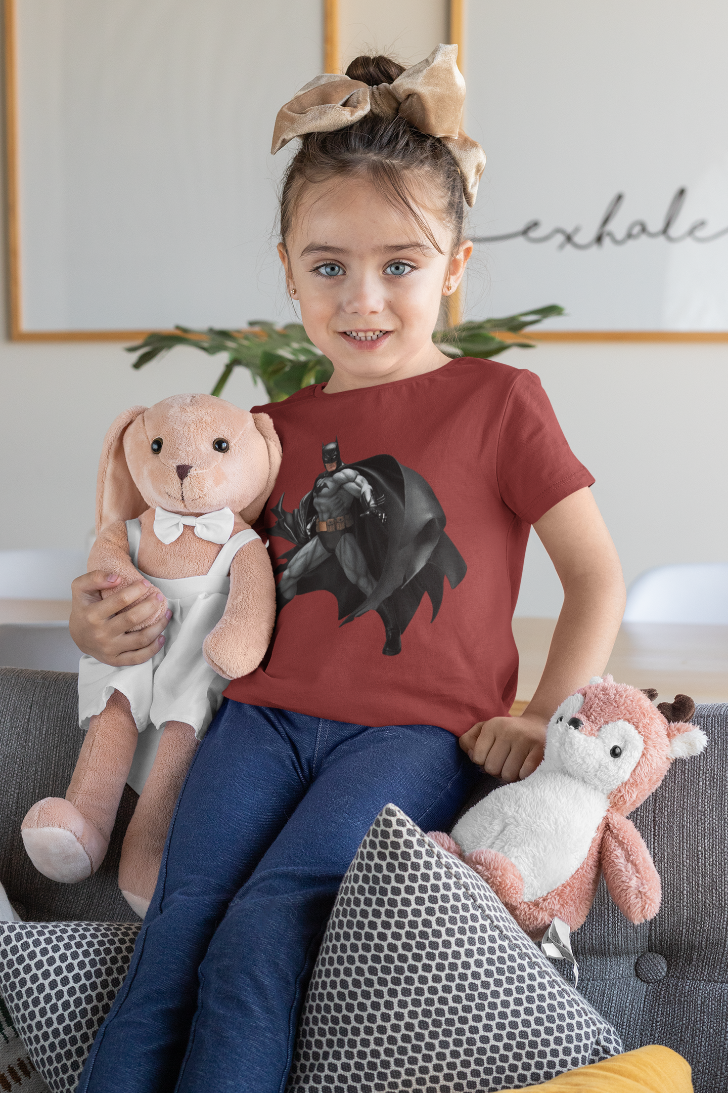 Superhero Half Sleeves T-Shirt For Girls -FunkyTeesClub