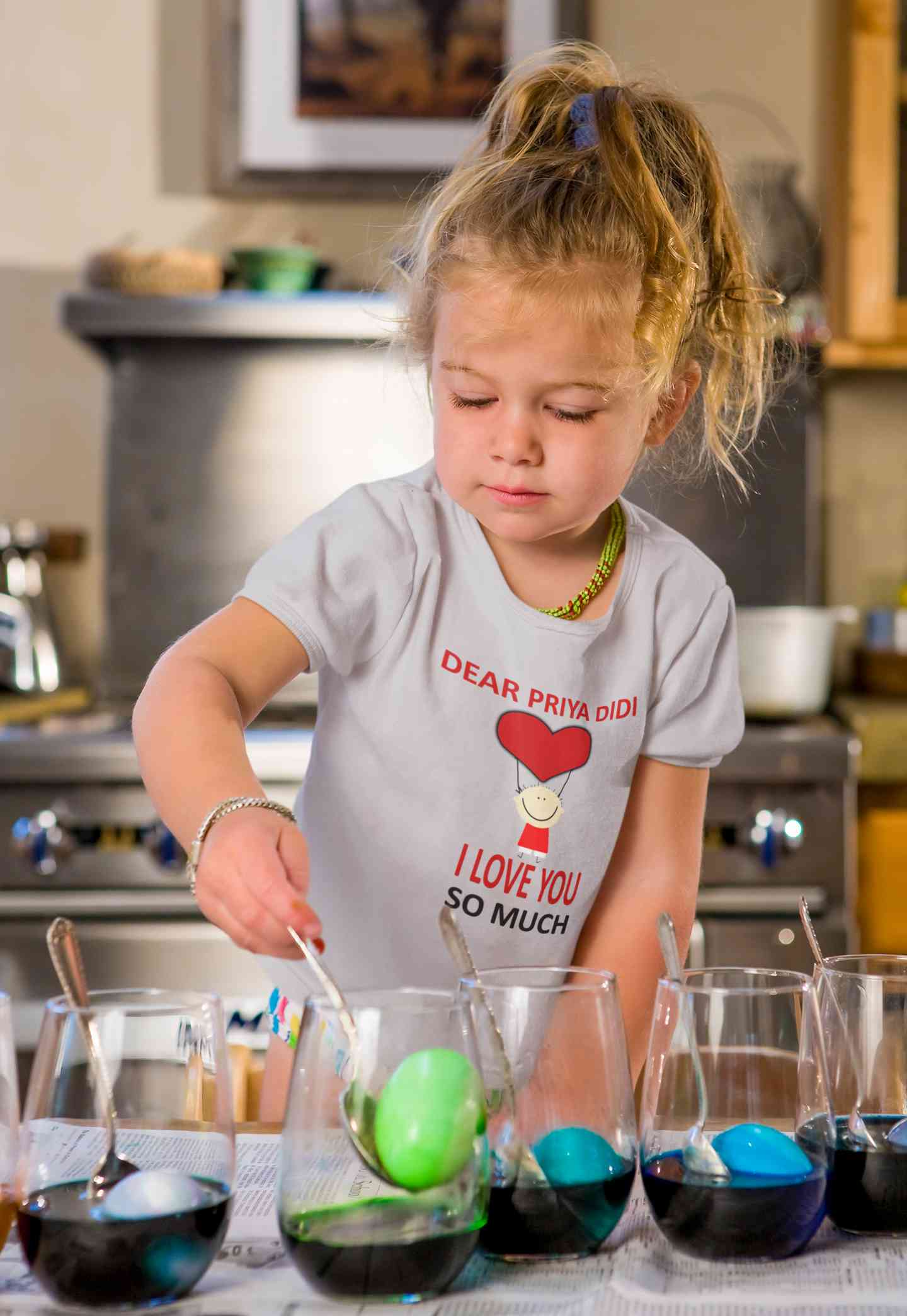 Custom Name I love My Didi So Much Half Sleeves T-Shirt For Girls -FunkyTeesClub