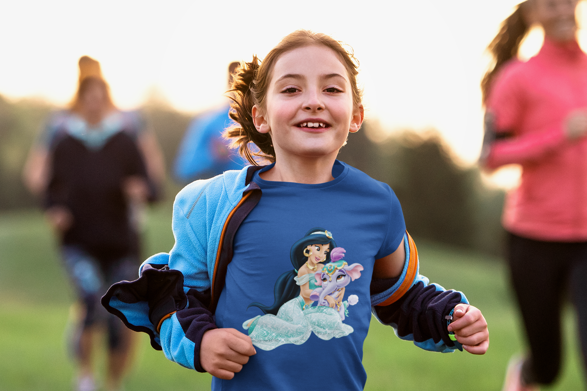 Cute Cartoon Half Sleeves T-Shirt For Girls -FunkyTeesClub