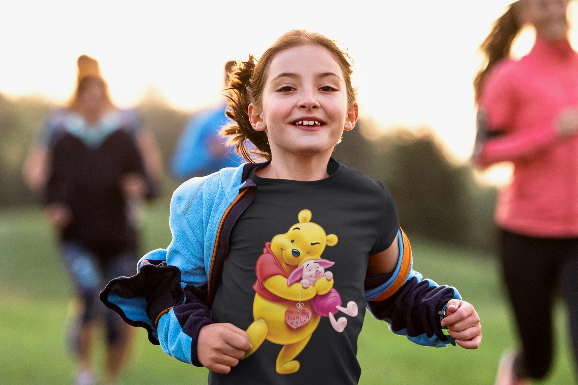 Cute Cartoon Half Sleeves T-Shirt For Girls -FunkyTeesClub