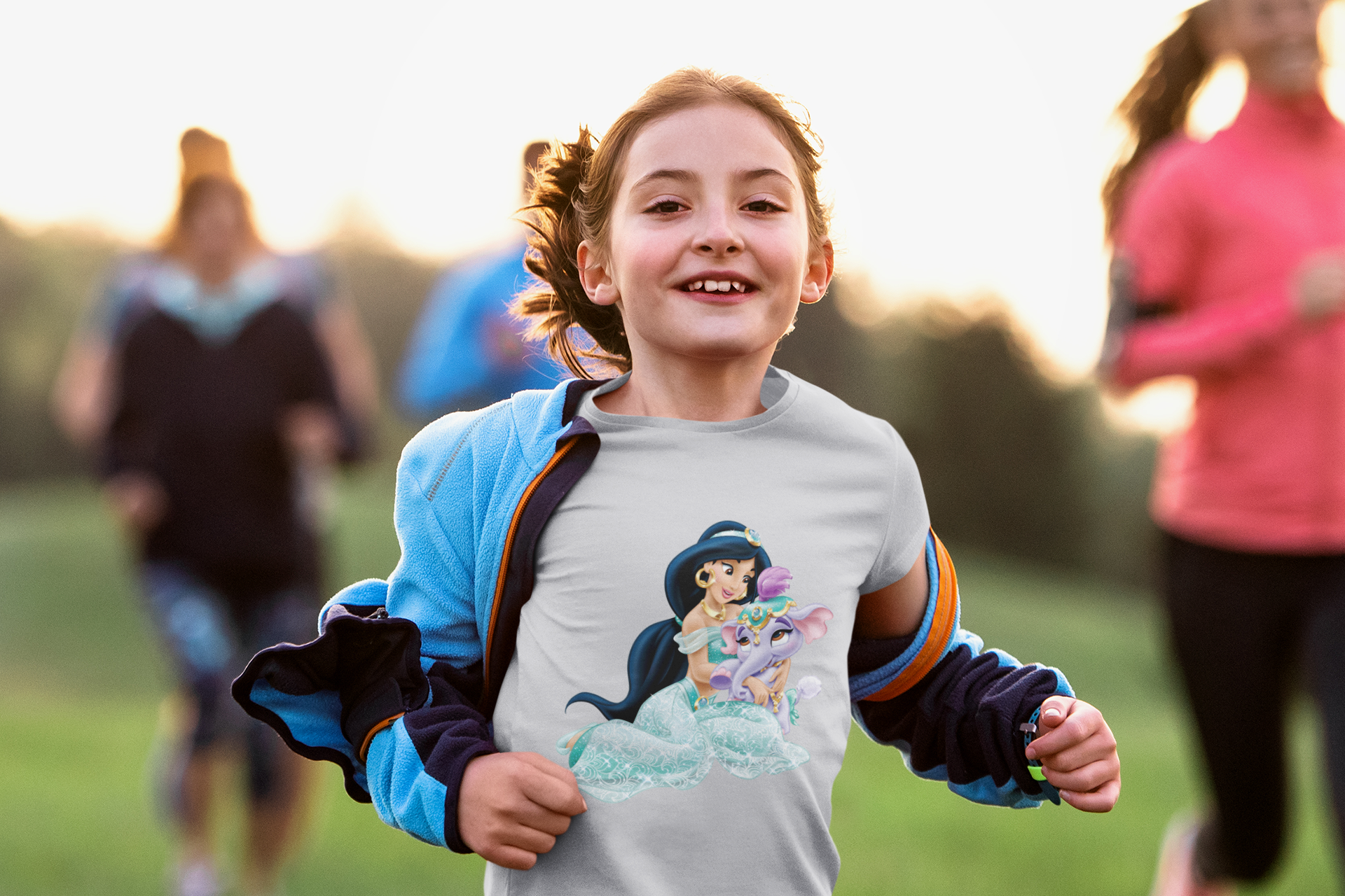 Cute Cartoon Half Sleeves T-Shirt For Girls -FunkyTeesClub
