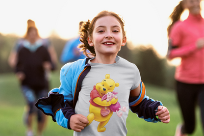 Cute Cartoon Half Sleeves T-Shirt For Girls -FunkyTeesClub