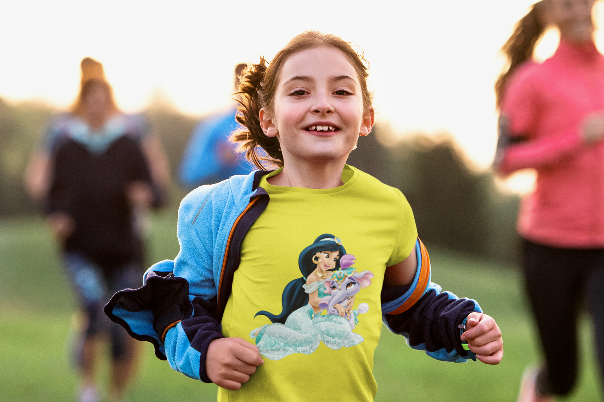 Cute Cartoon Half Sleeves T-Shirt For Girls -FunkyTeesClub