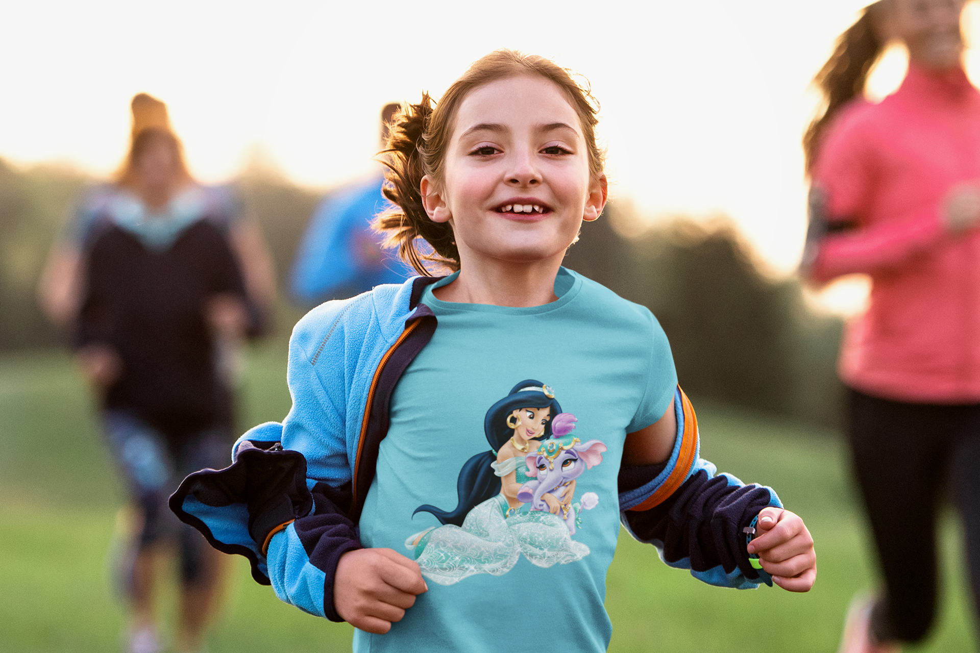 Cute Cartoon Half Sleeves T-Shirt For Girls -FunkyTeesClub