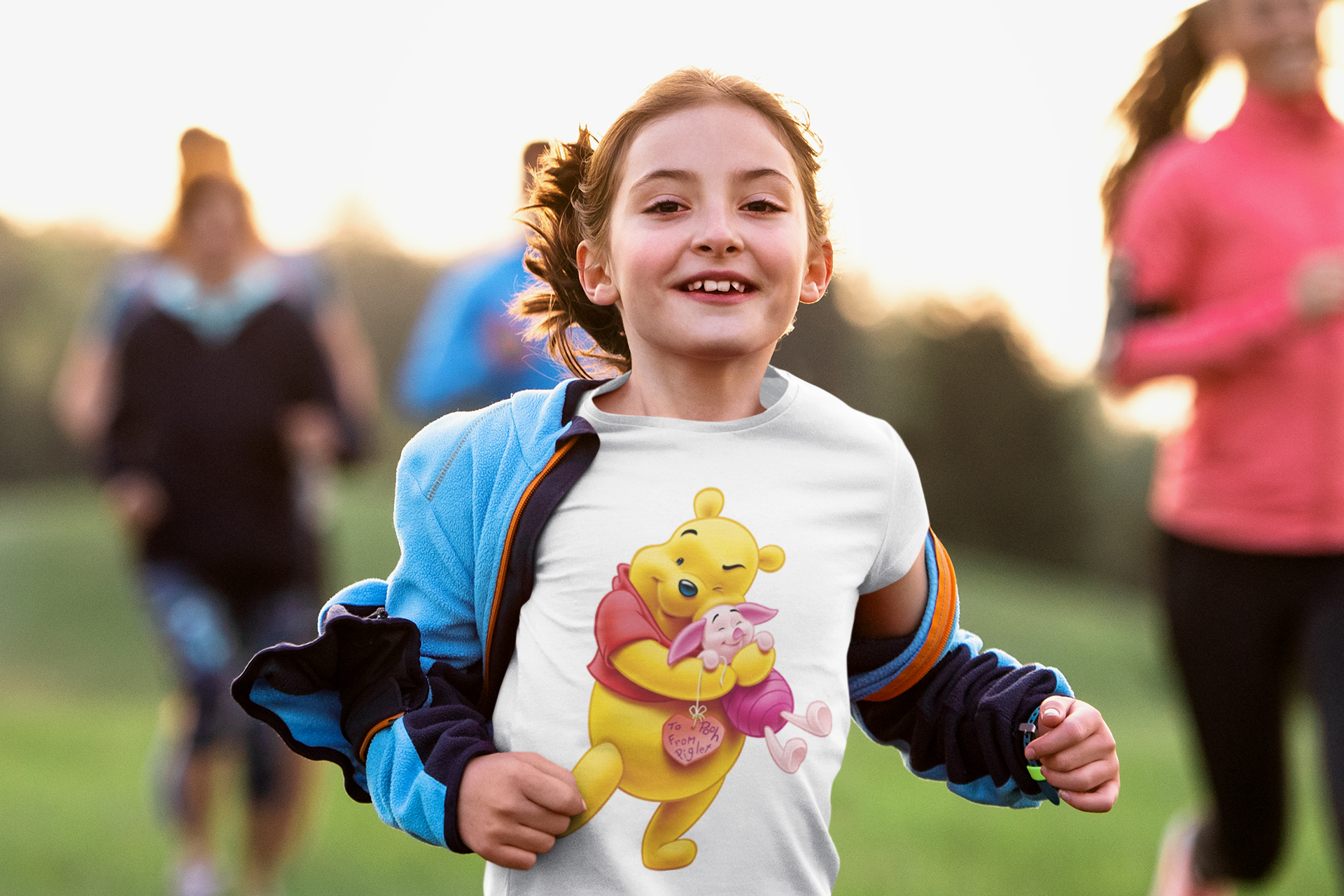 Cute Cartoon Half Sleeves T-Shirt For Girls -FunkyTeesClub