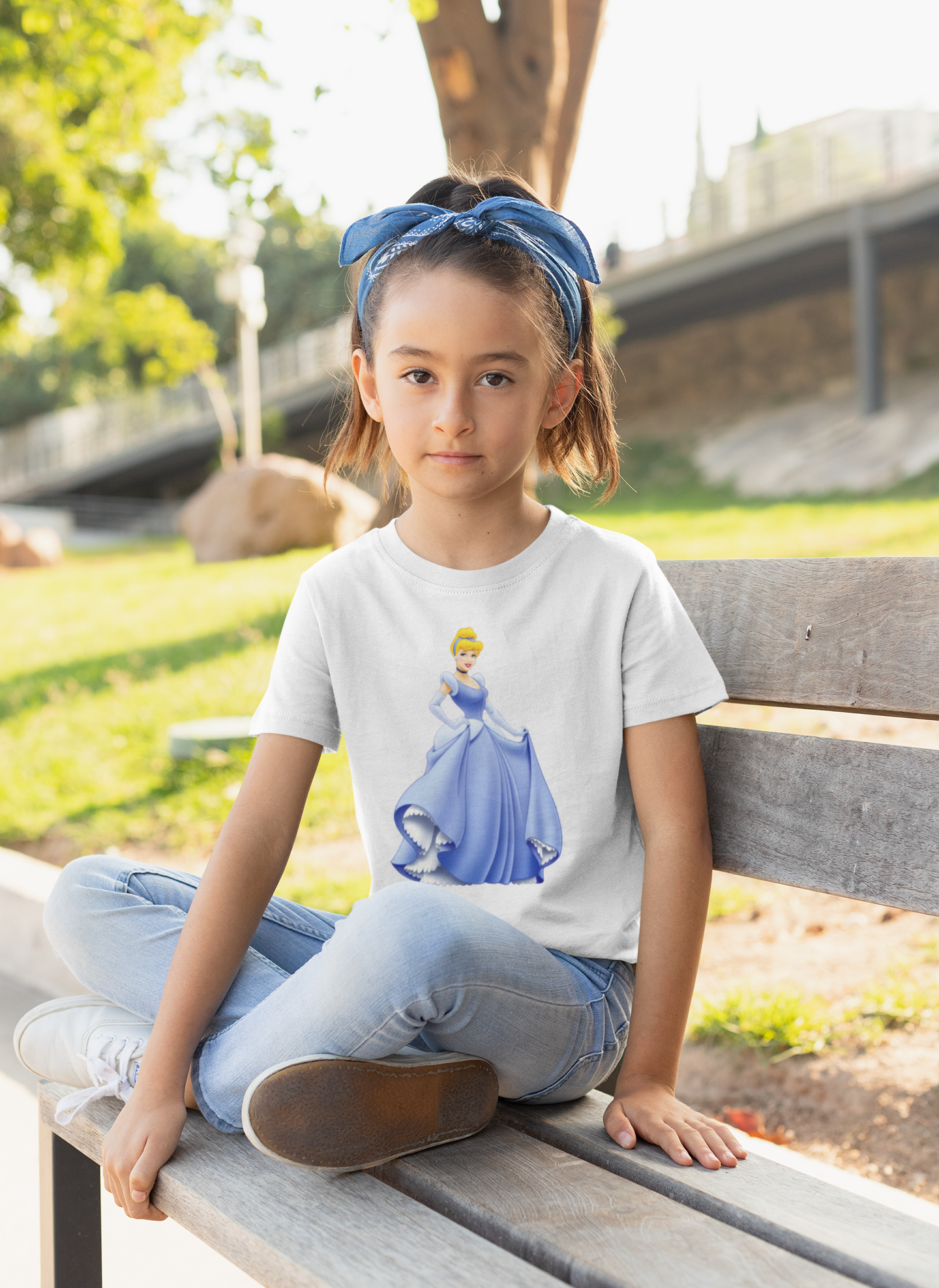 Cute Princess Half Sleeves T-Shirt For Girls -FunkyTeesClub