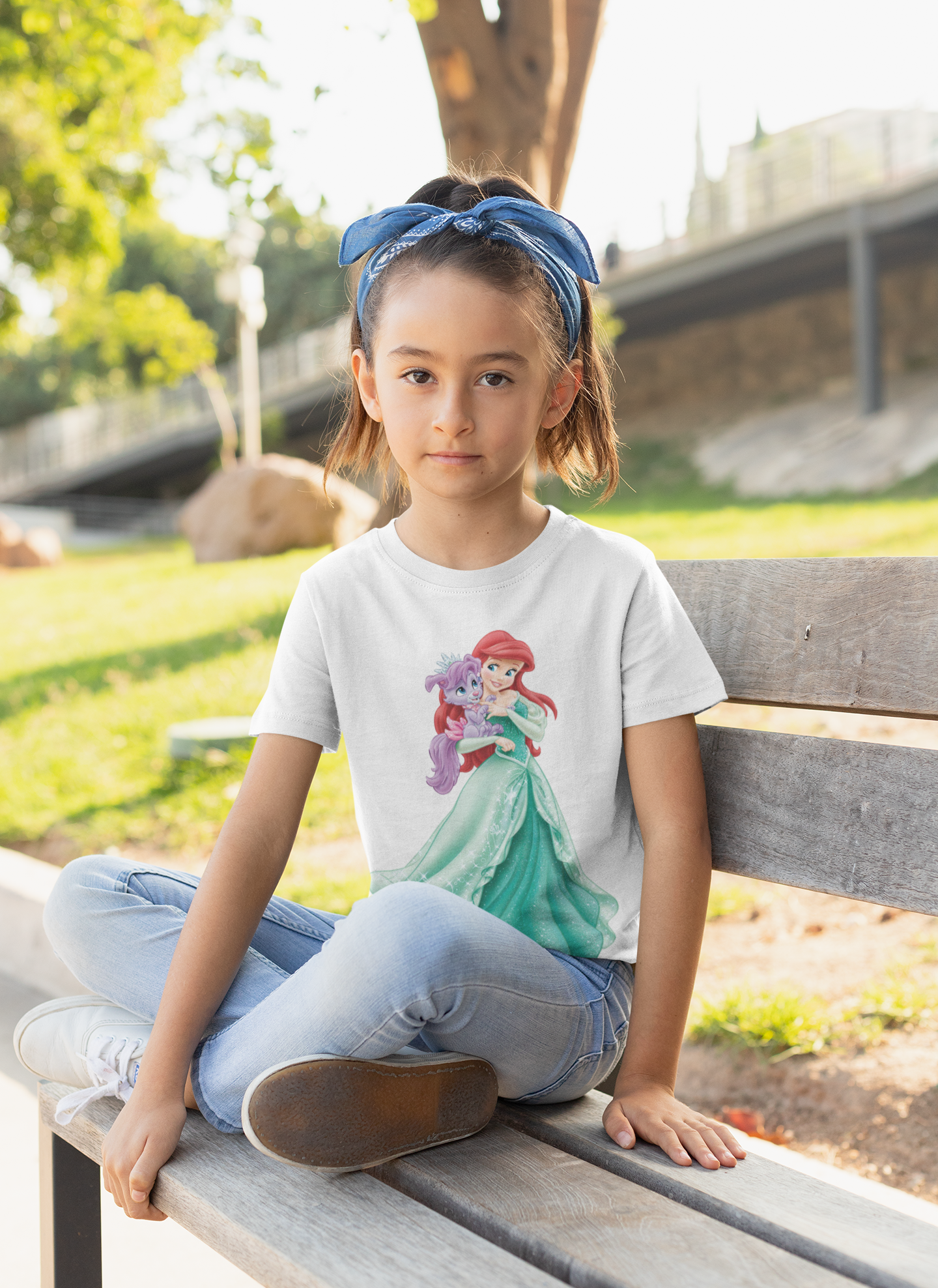 Cute Princess Half Sleeves T-Shirt For Girls -FunkyTeesClub