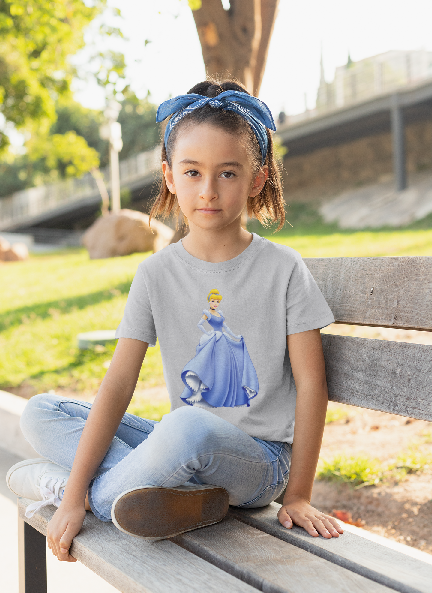 Cute Princess Half Sleeves T-Shirt For Girls -FunkyTeesClub