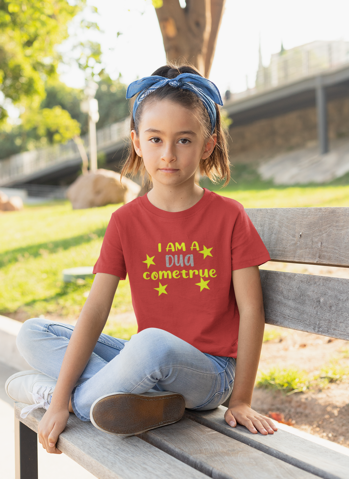 Dua Come True Eid Half Sleeves T-Shirt For Girls -FunkyTeesClub