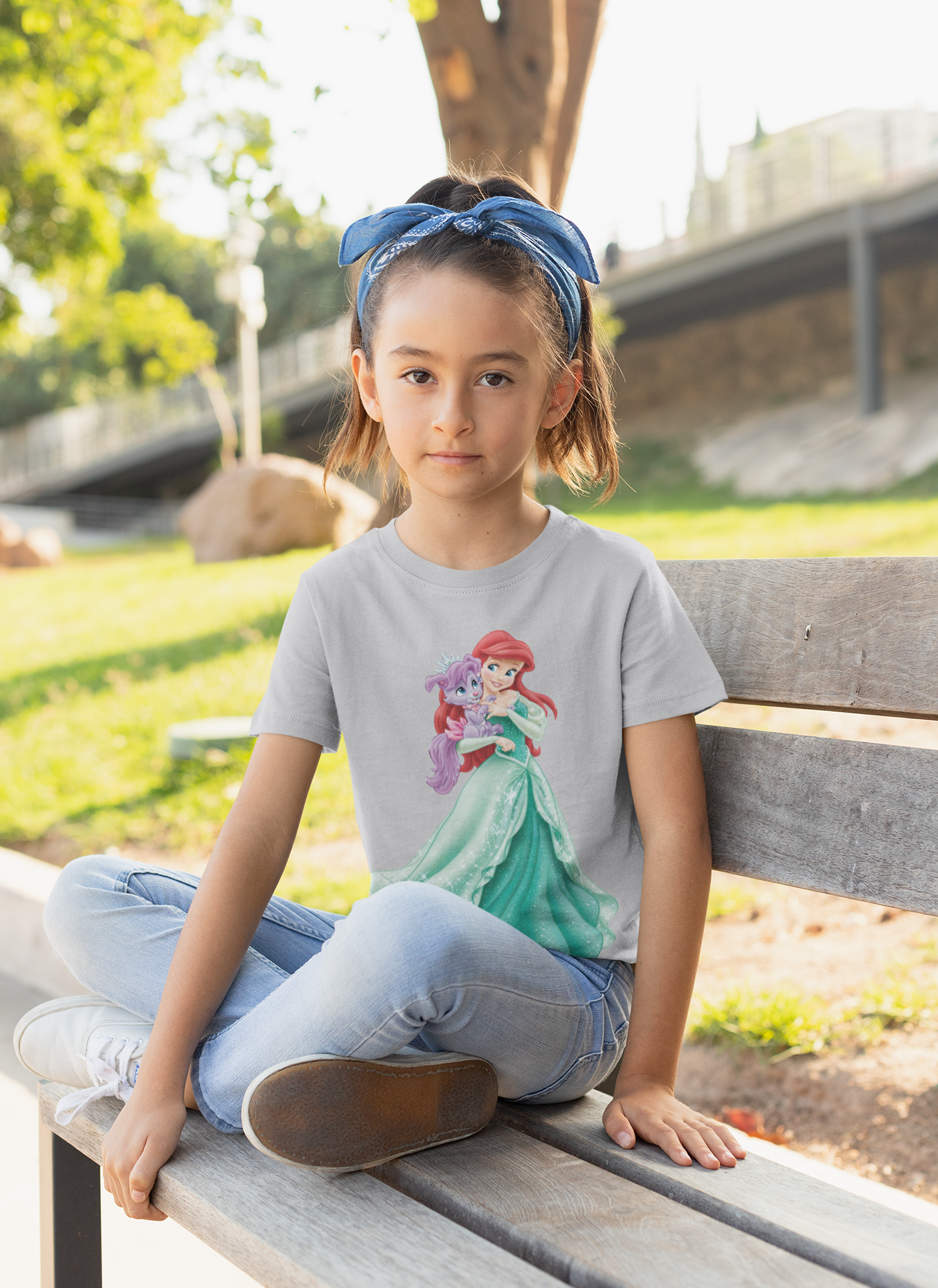 Cute Princess Half Sleeves T-Shirt For Girls -FunkyTeesClub