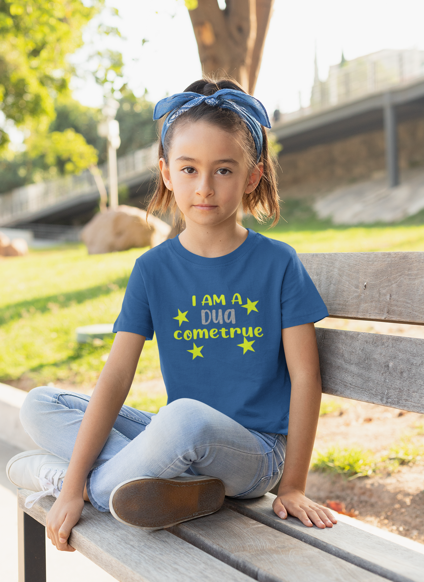 Dua Come True Eid Half Sleeves T-Shirt For Girls -FunkyTeesClub
