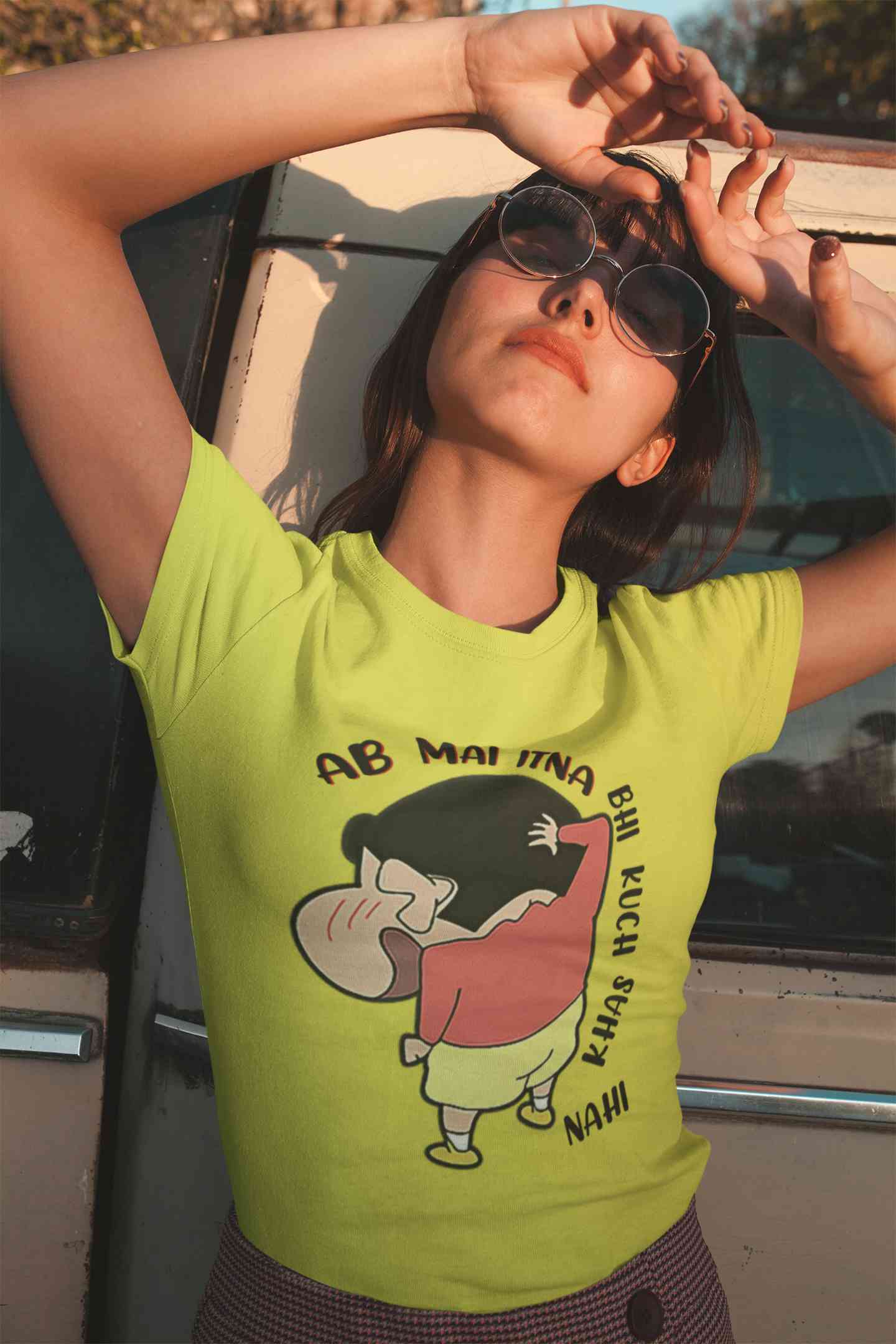 Ab Mai Itna Bhi Kuchh Khaas Nahi Women Half Sleeves T-shirt- FunkyTeesClub