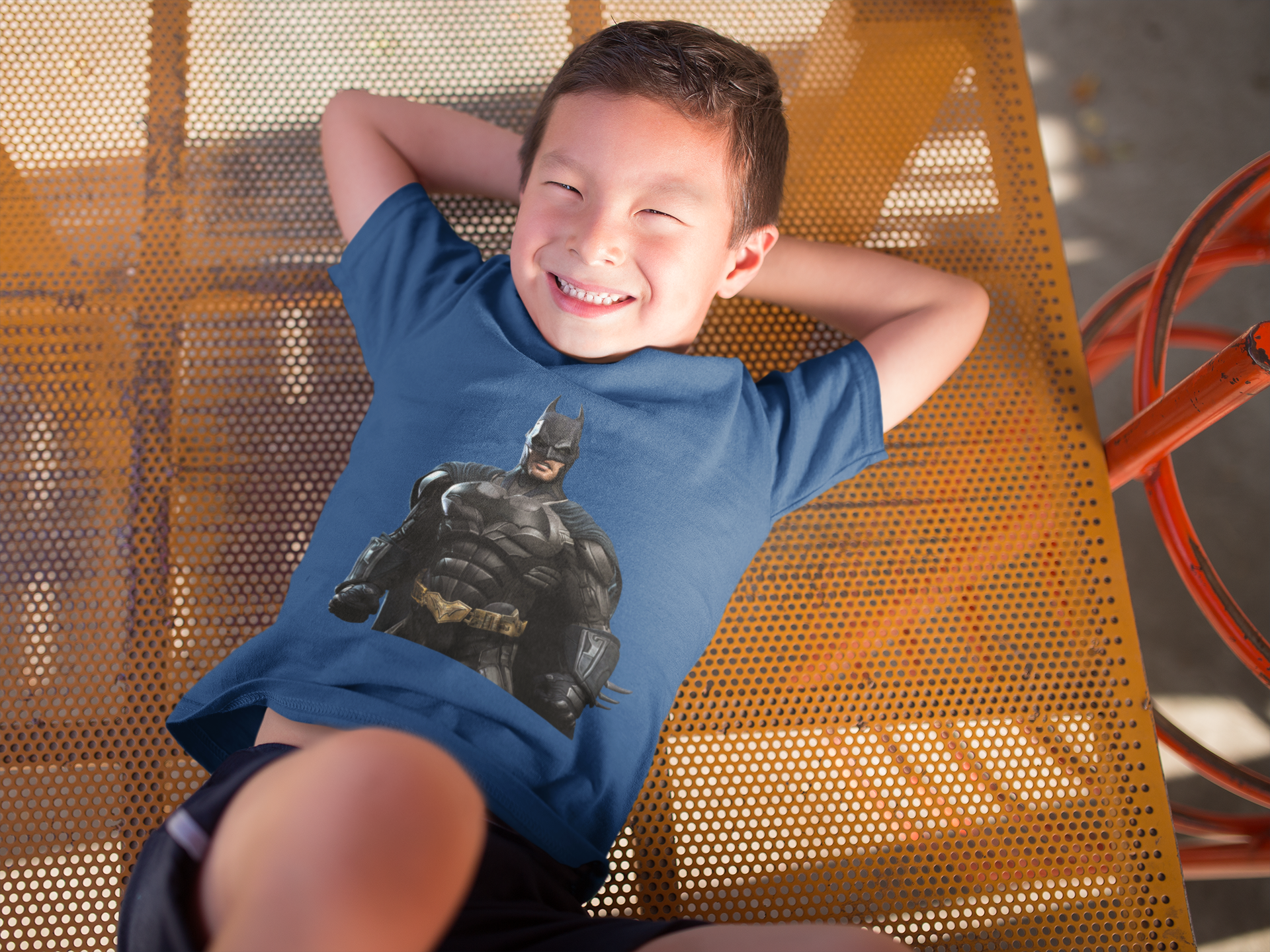 Superhero Half Sleeves T-Shirt for Boy-FunkyTeesClub
