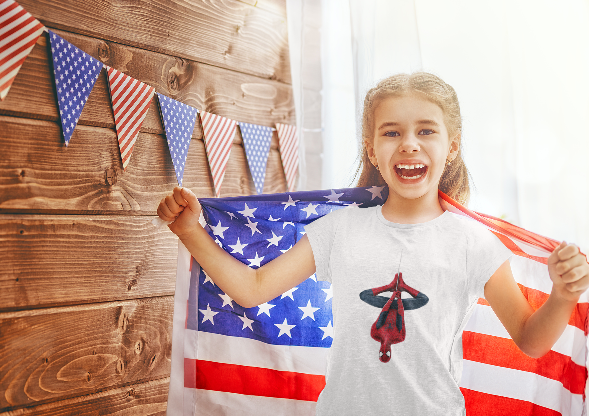 Cute Cartoon Half Sleeves T-Shirt For Girls -FunkyTeesClub