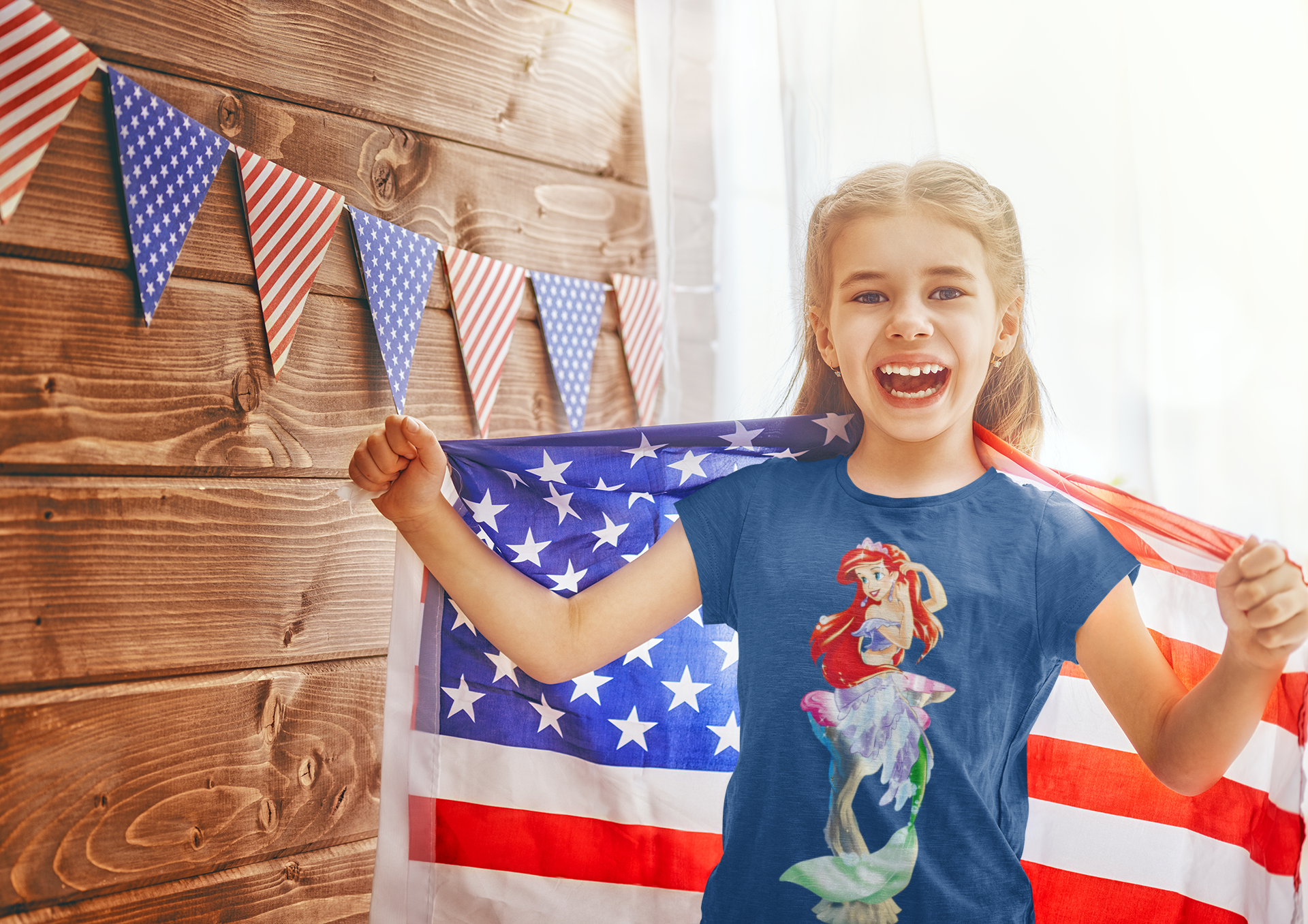 Cute Princess Half Sleeves T-Shirt For Girls -FunkyTeesClub