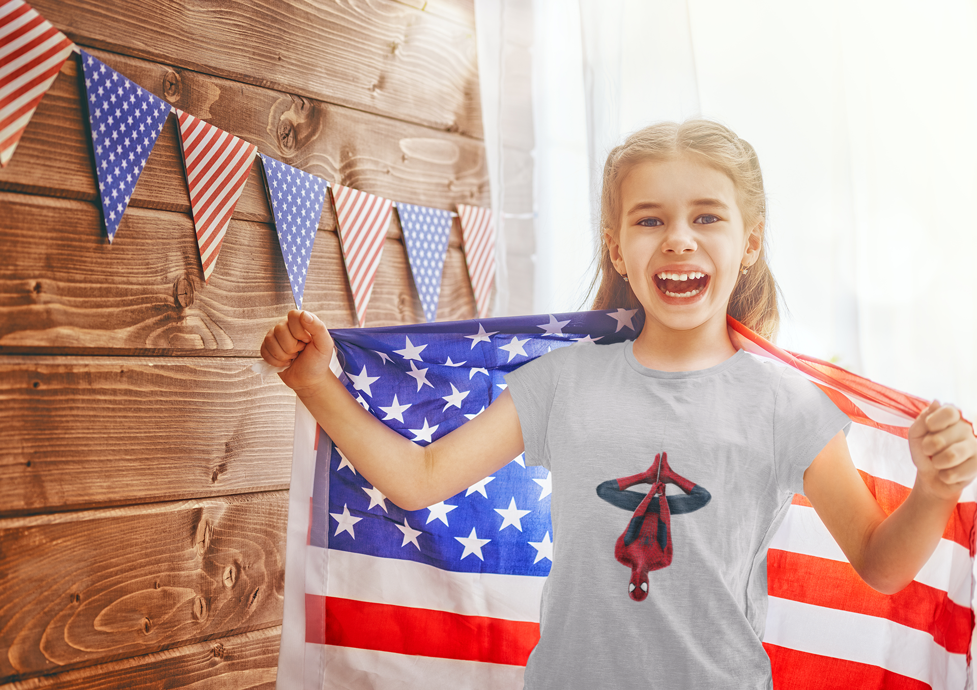 Cute Cartoon Half Sleeves T-Shirt For Girls -FunkyTeesClub