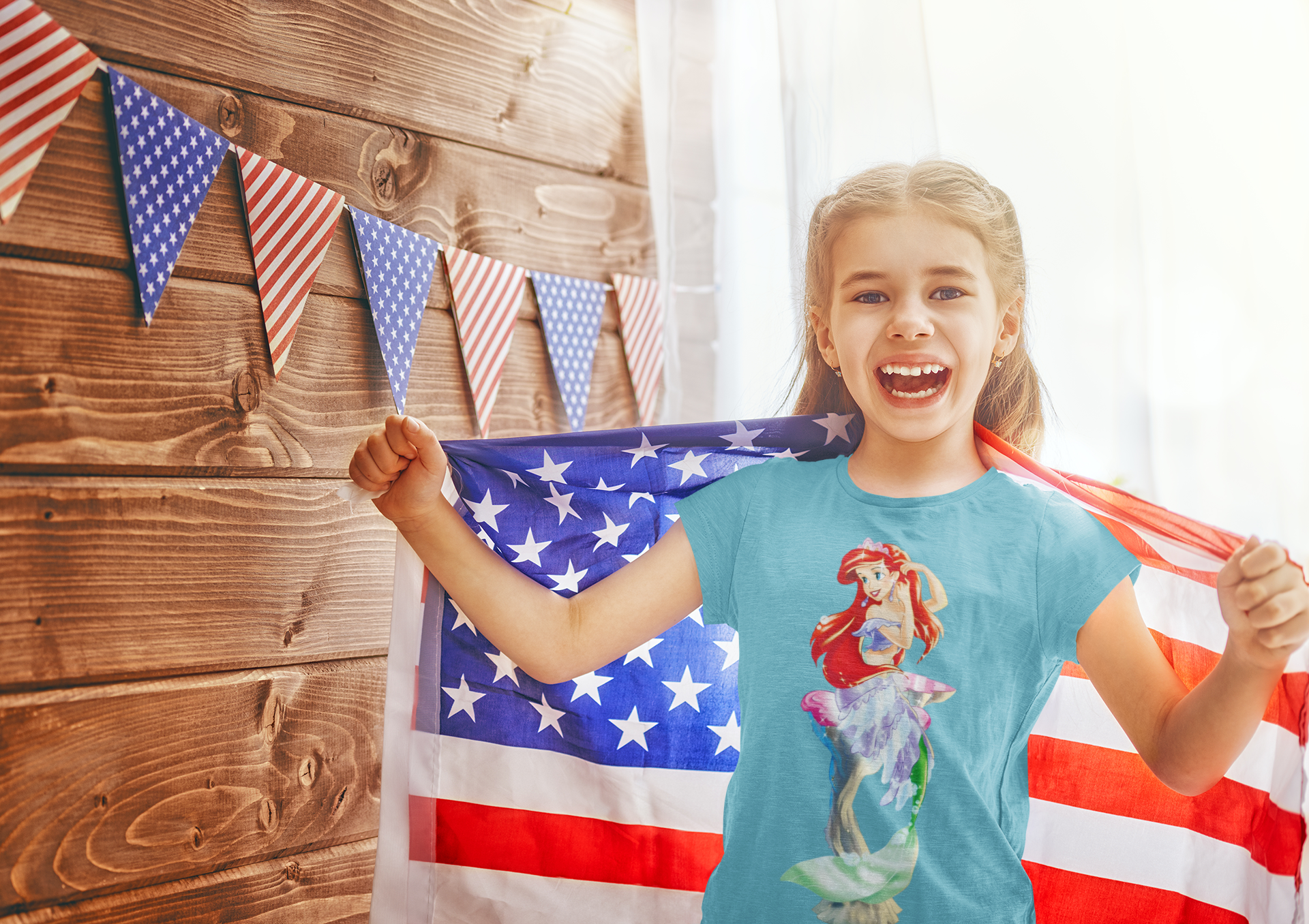 Cute Princess Half Sleeves T-Shirt For Girls -FunkyTeesClub
